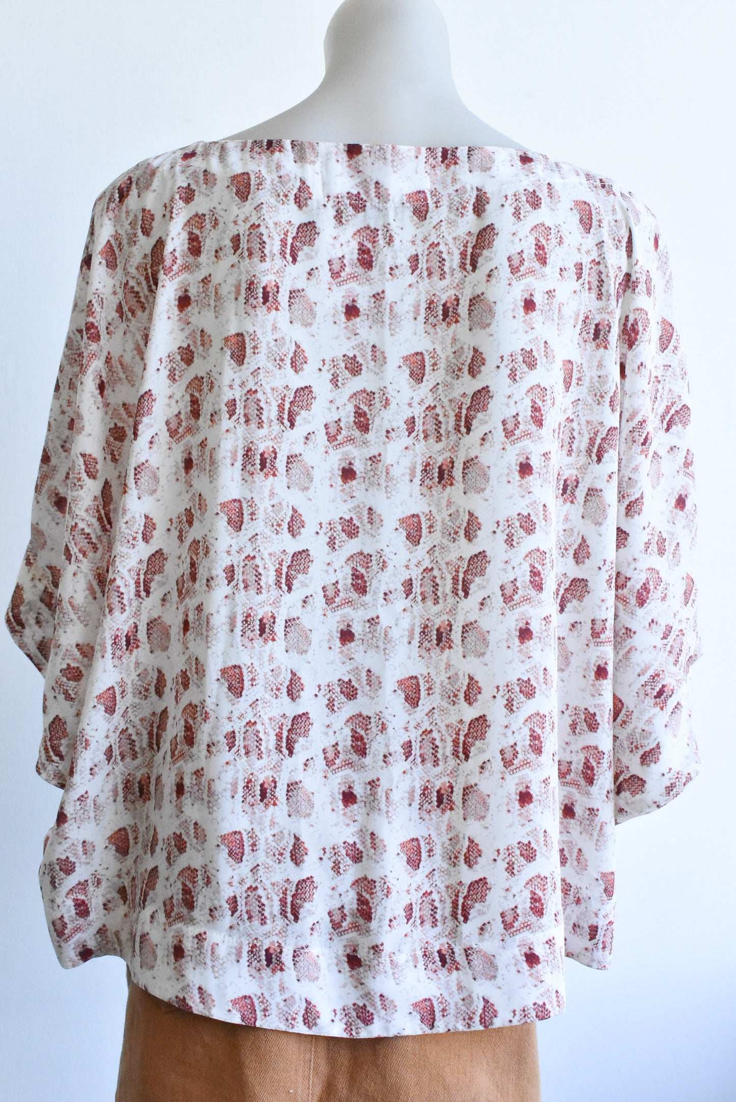 Moochi snakeskin top, size m