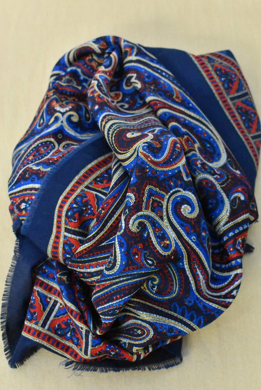 Paisley patterned scarf