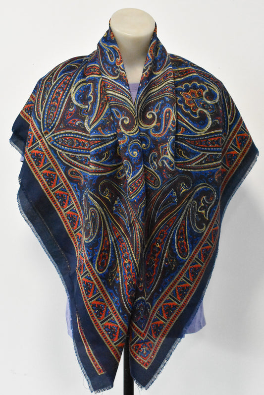 Paisley patterned scarf