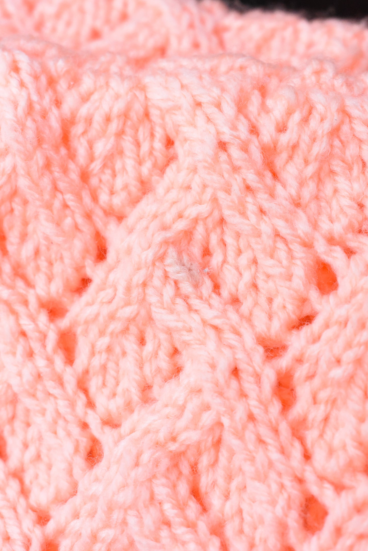 Bright Coral Handmade Jumper