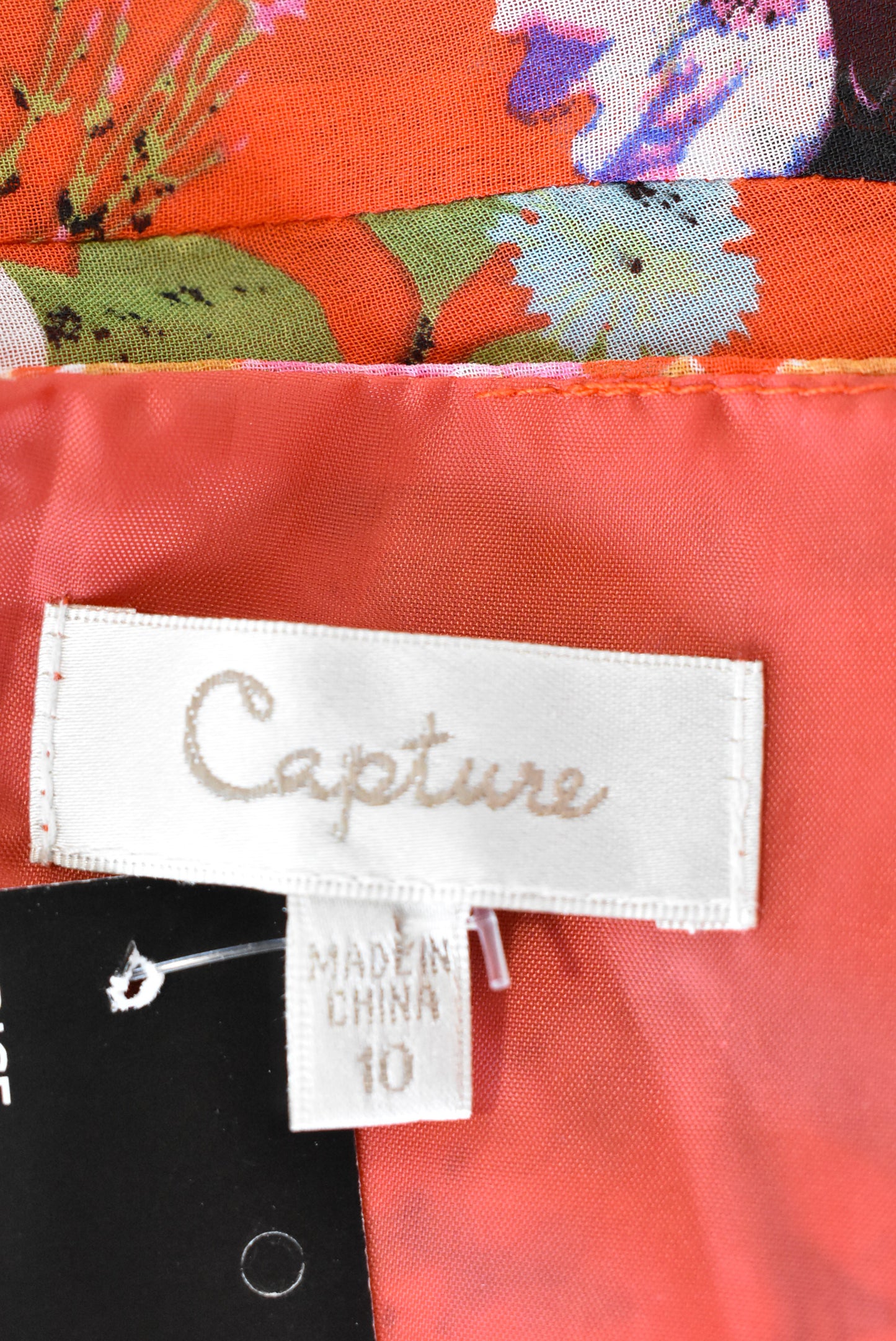 Capture vibrant floral dress, M