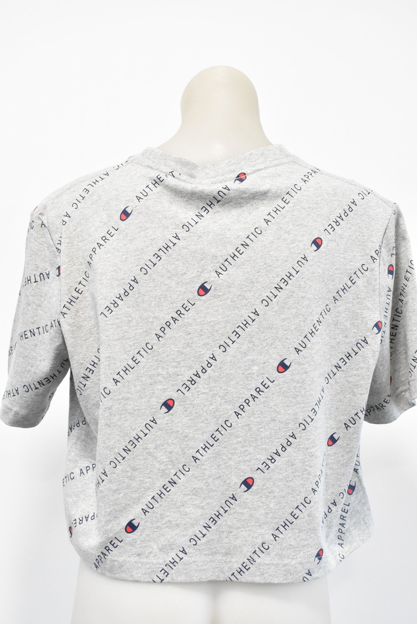 Champion NEW grey crop top, S