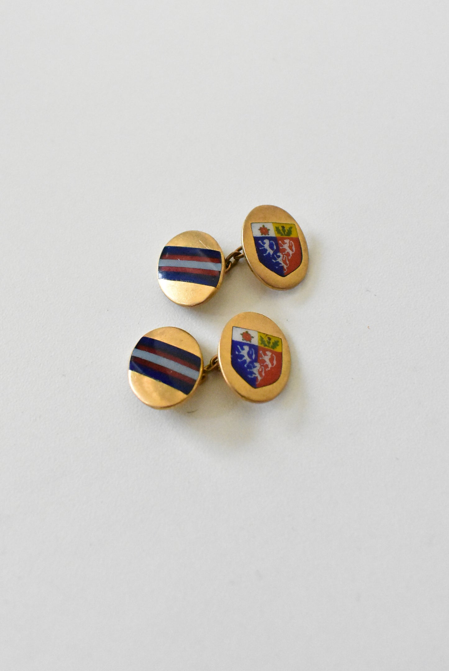 LsB Lambournes antique crest cufflinks