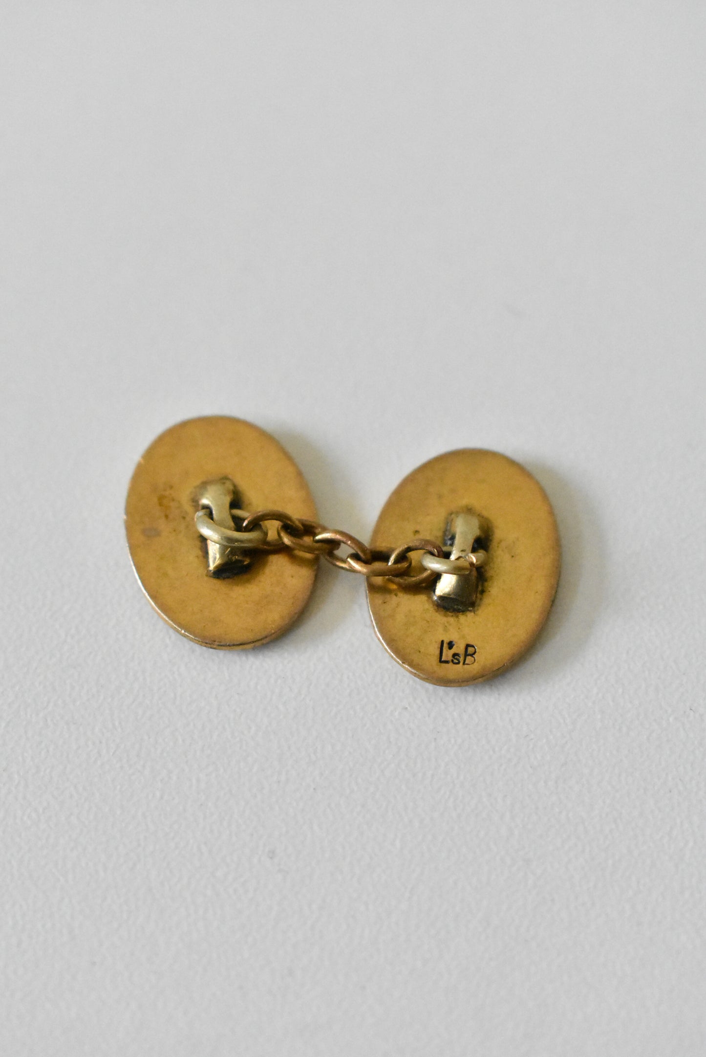 LsB Lambournes antique crest cufflinks