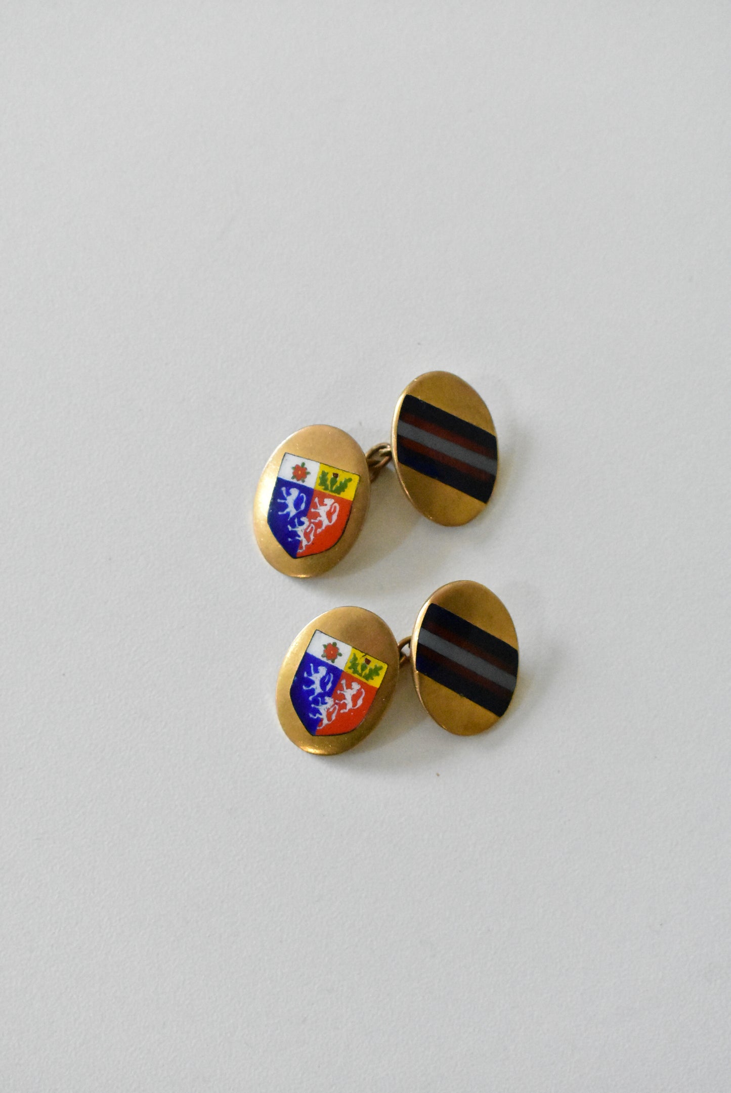 LsB Lambournes antique crest cufflinks