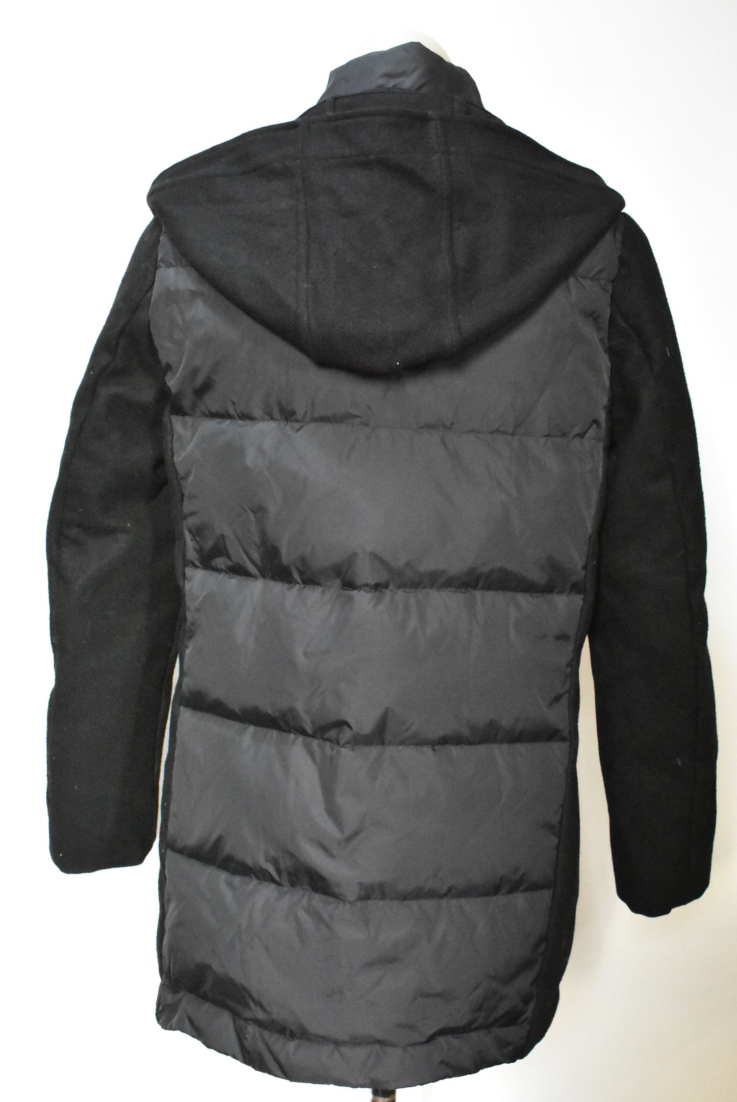 Trenery, black winter down jacket, s