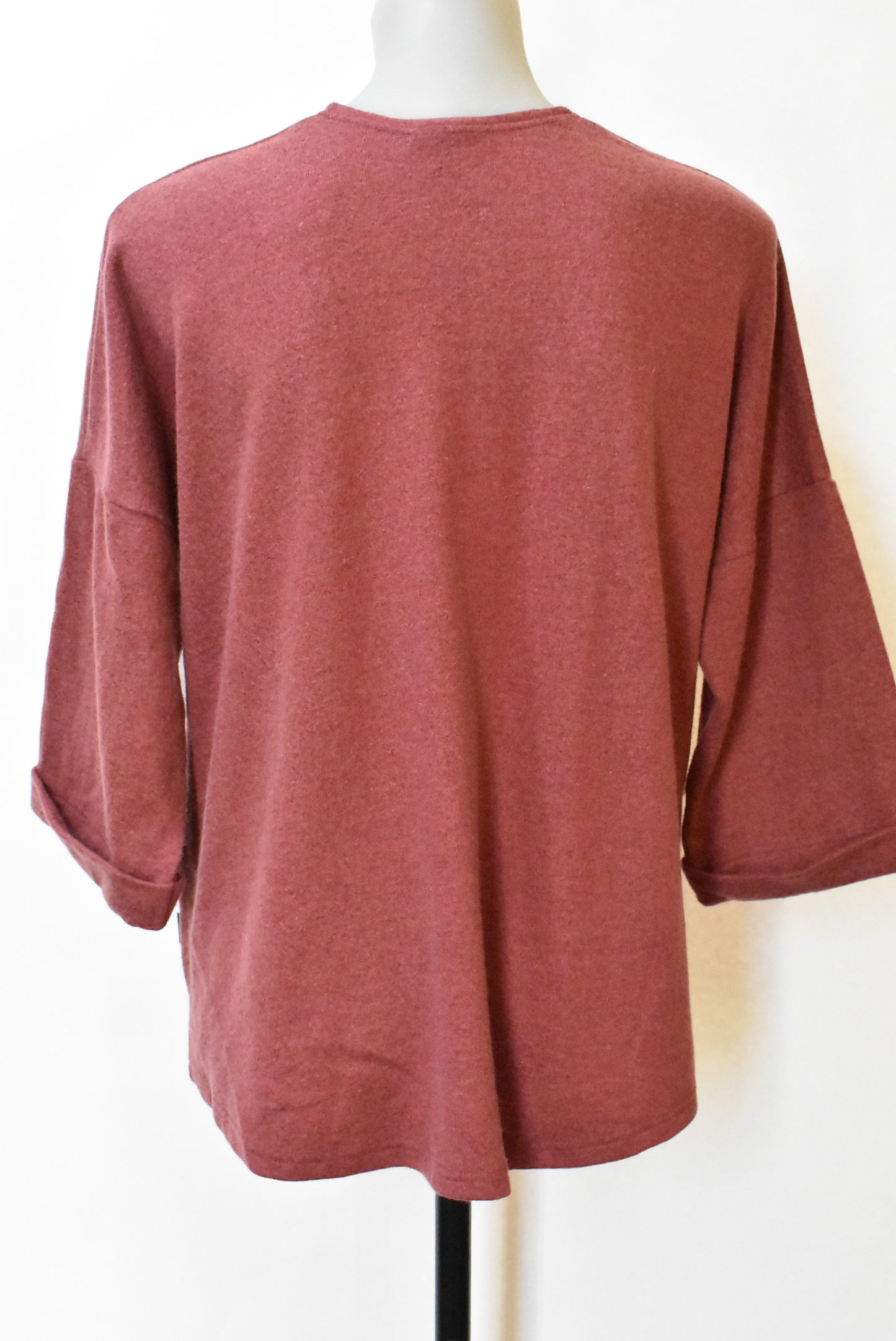 Kilt wool blend rose crop sleeve bolero, S