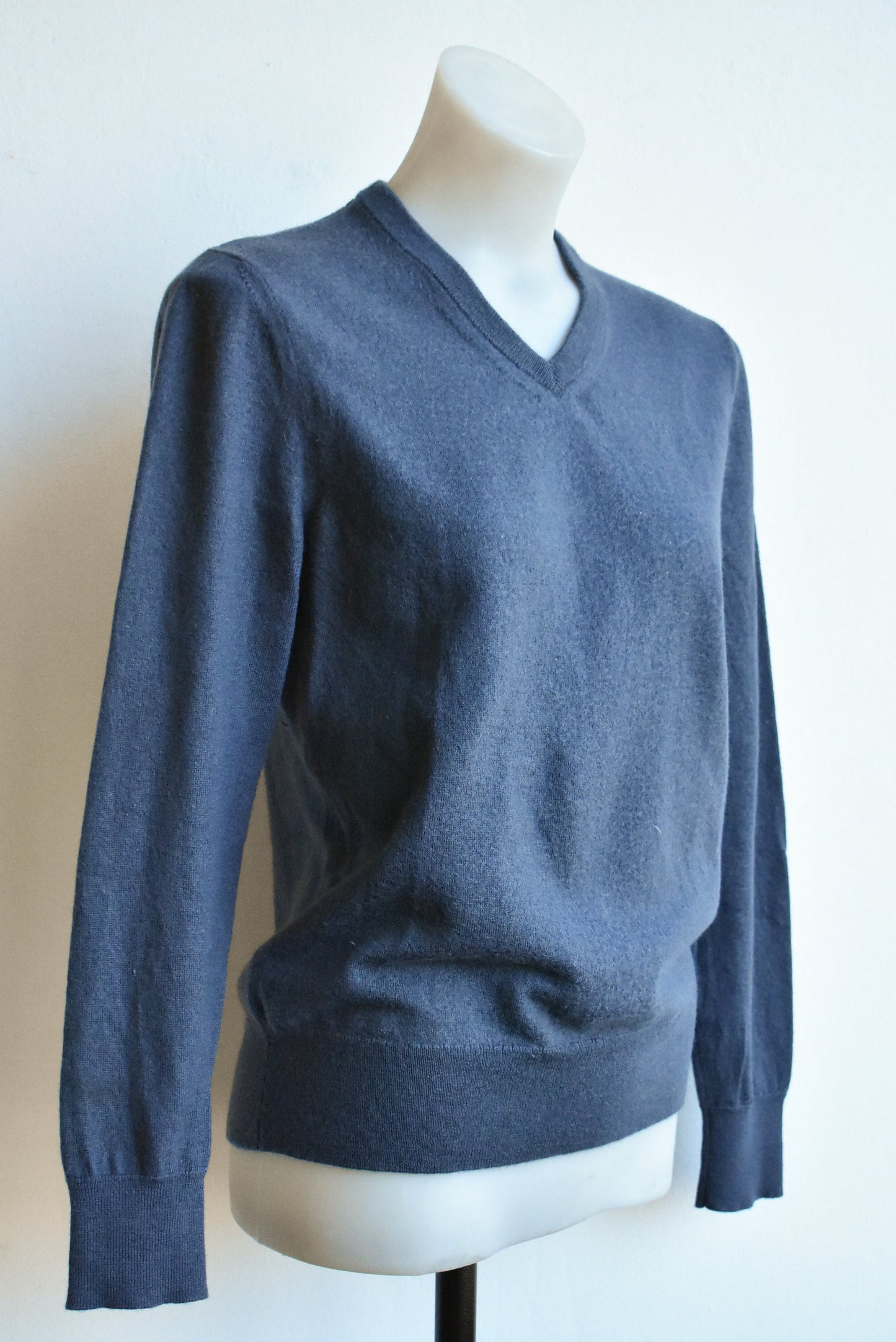 3 Wise Men merino wool slate grey jersey, S
