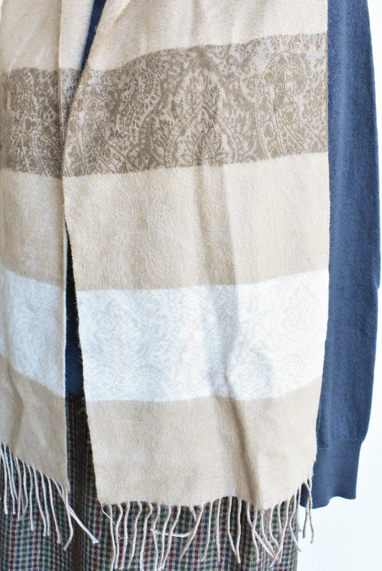 Brown Pattern Scarf