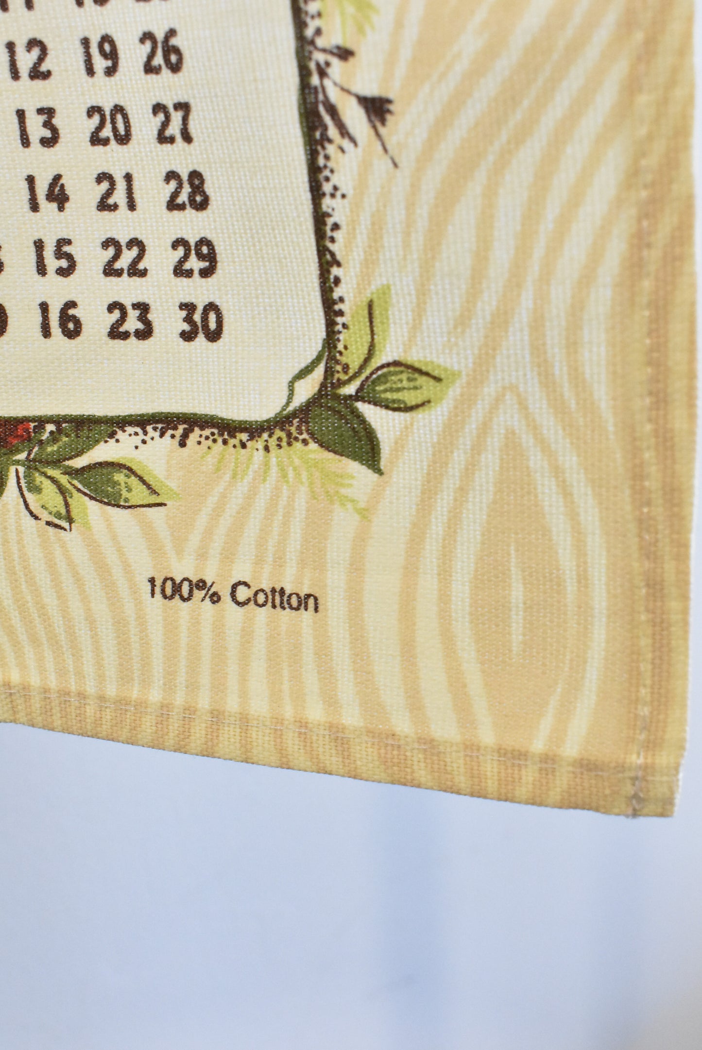 Four Seasons 2006 tea towel calendar