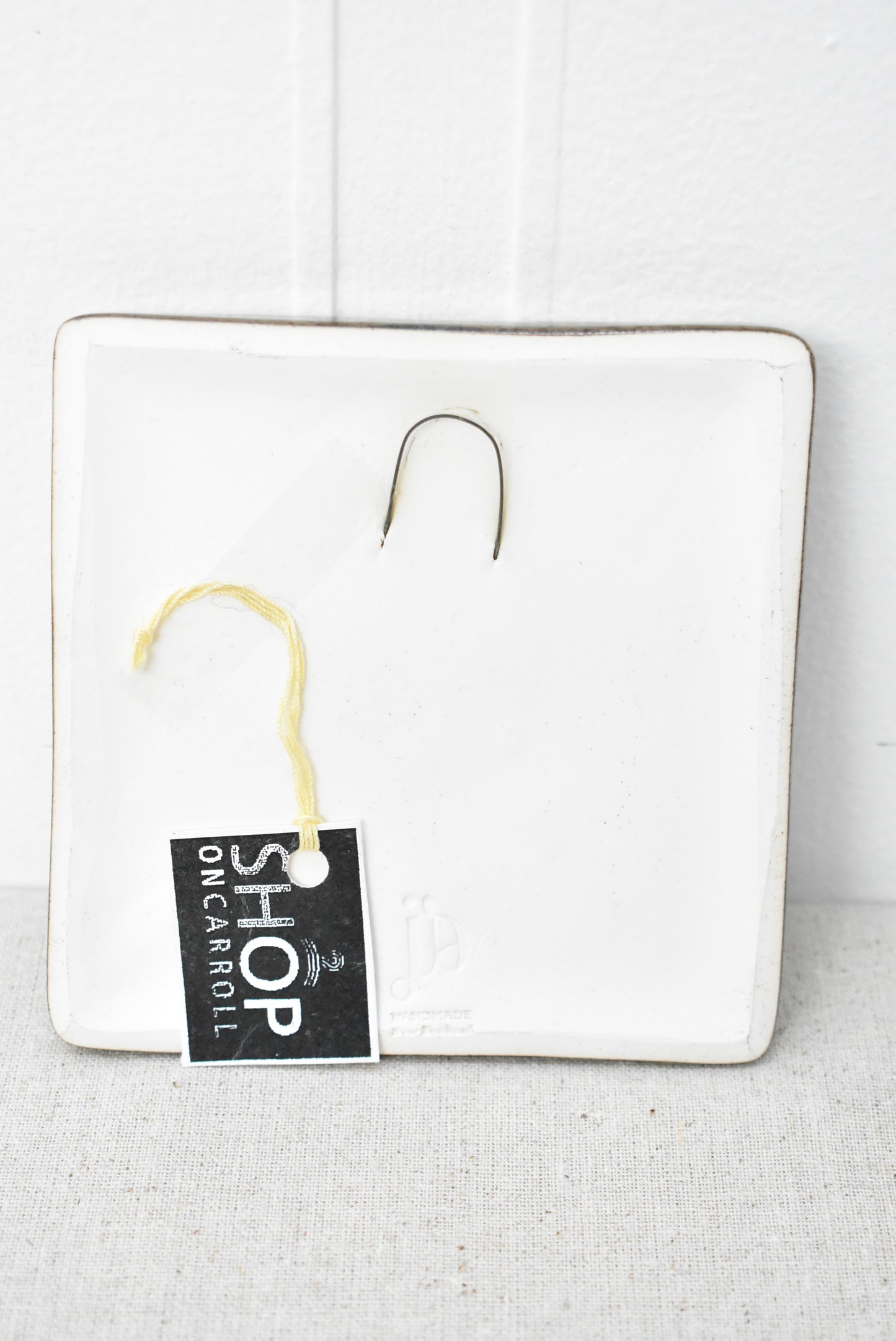 JS Ceramics small love heart tile wall hanging