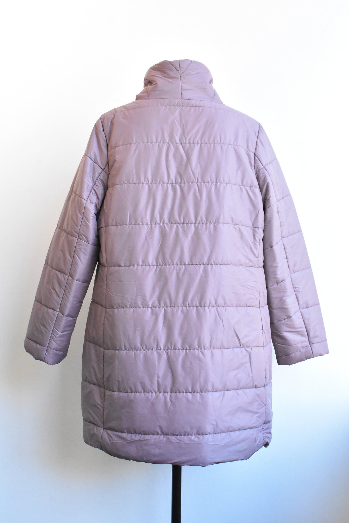 Ella J purple puffer jacket, NEW, size 16