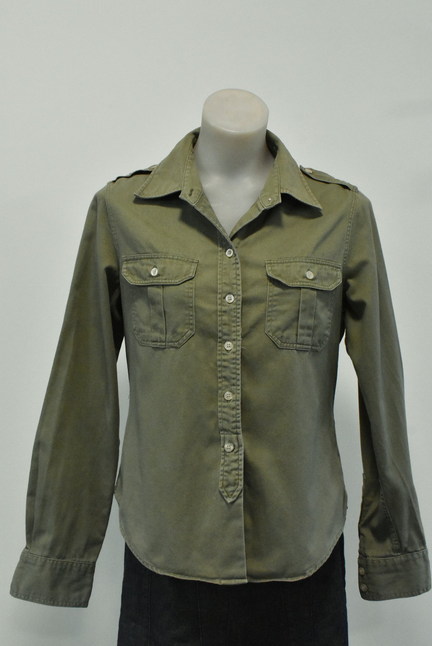 Army green shirt L