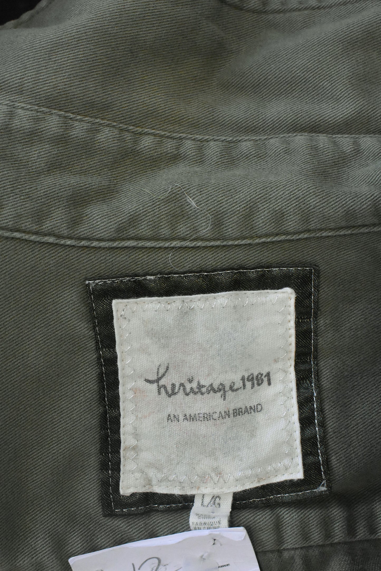 Army green shirt L