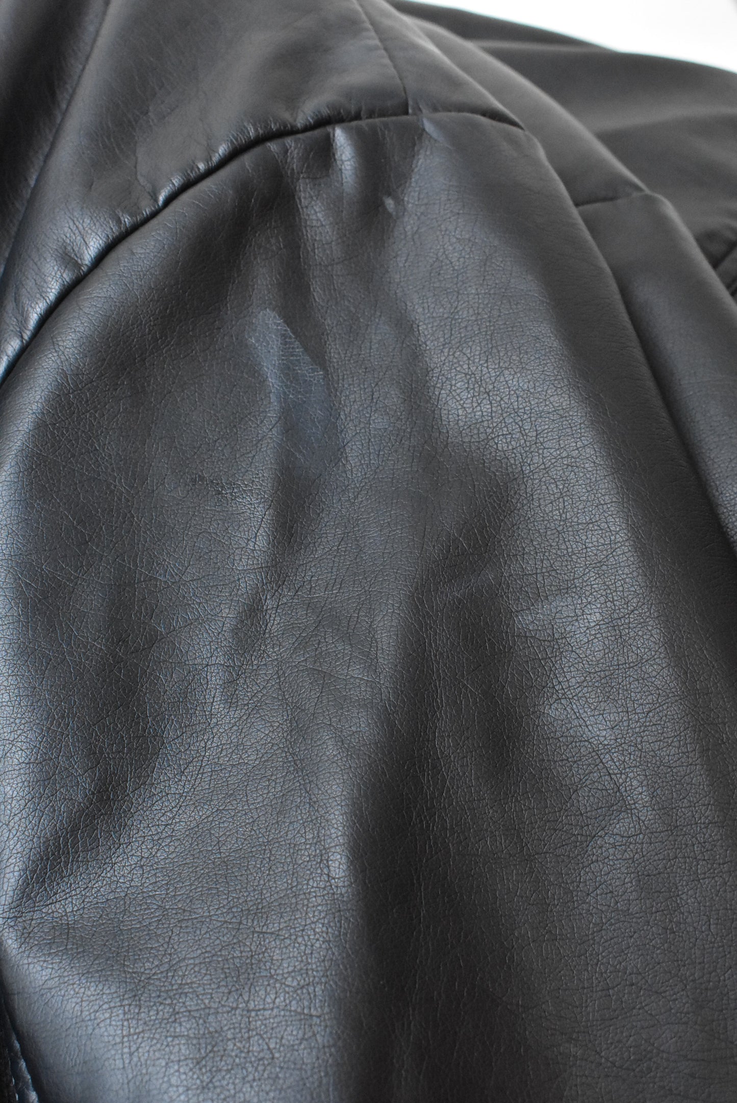 Kate Madison black synthetic jacket, Size plus (28)