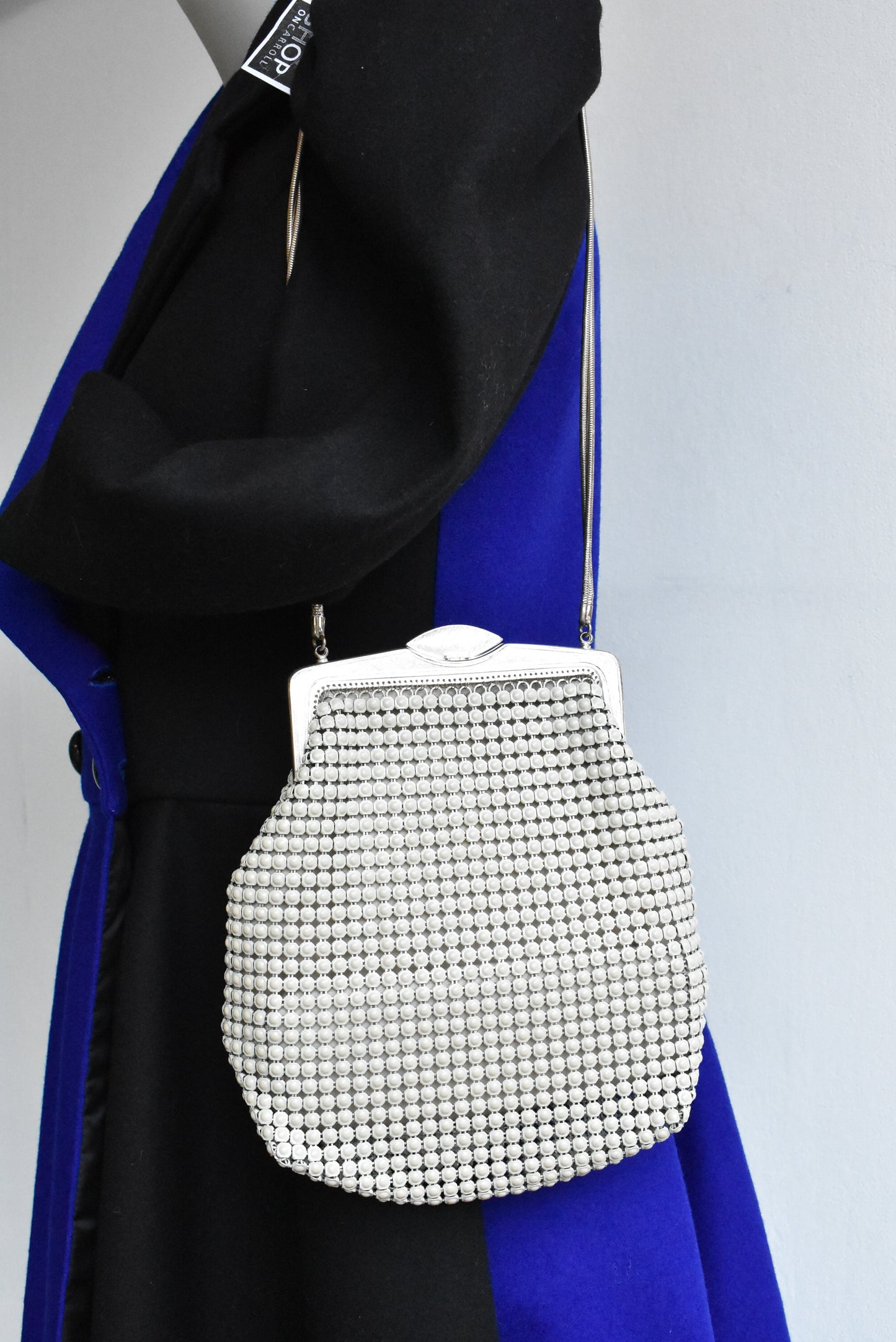 Oroton vintage mesh style clutch purse