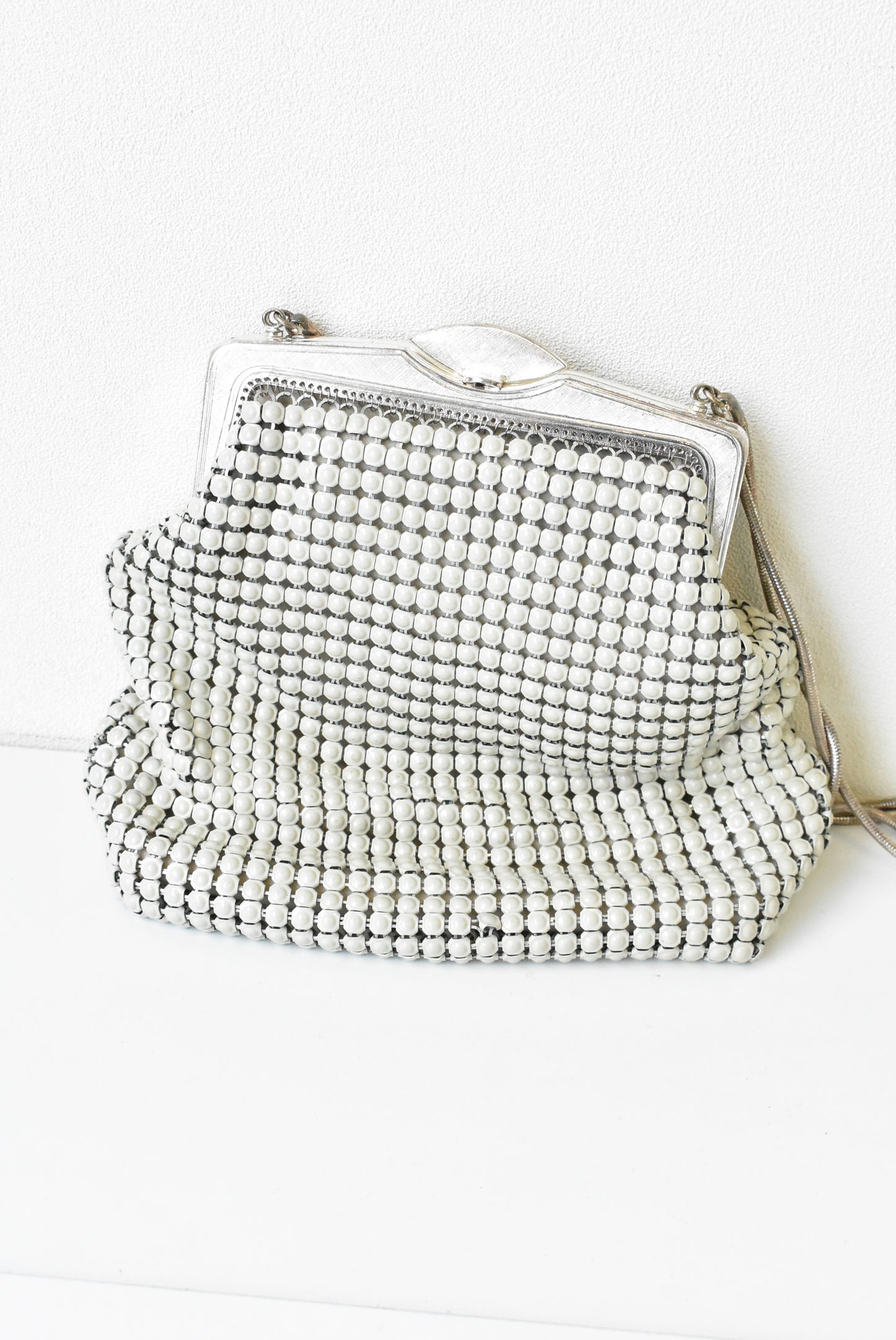 Oroton vintage mesh style clutch purse