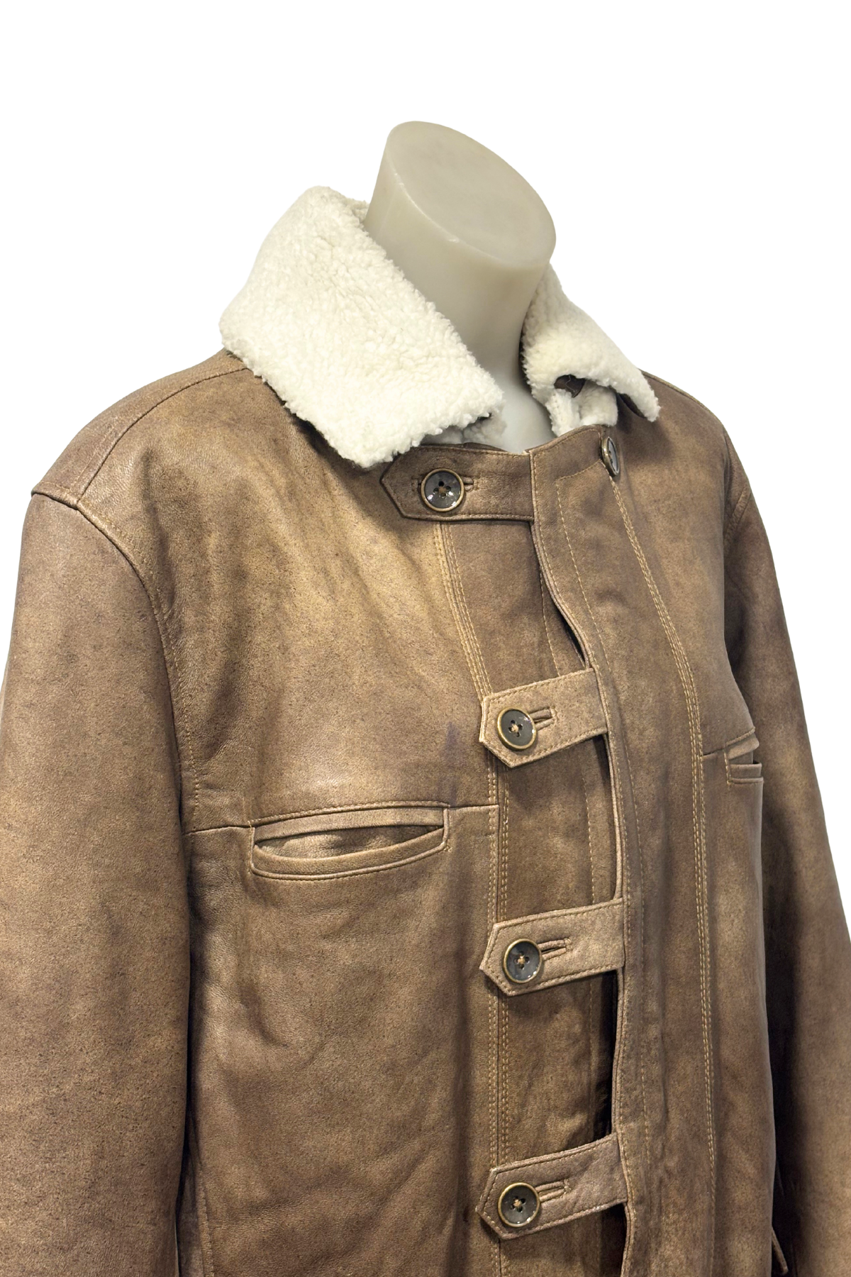 Heavy weight fleece lined jacket, L