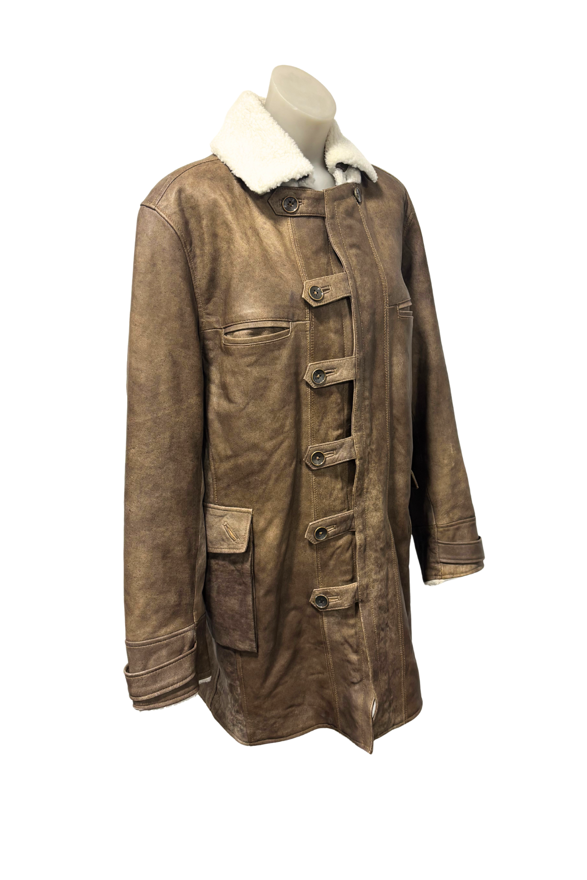 Heavy weight fleece lined jacket, L