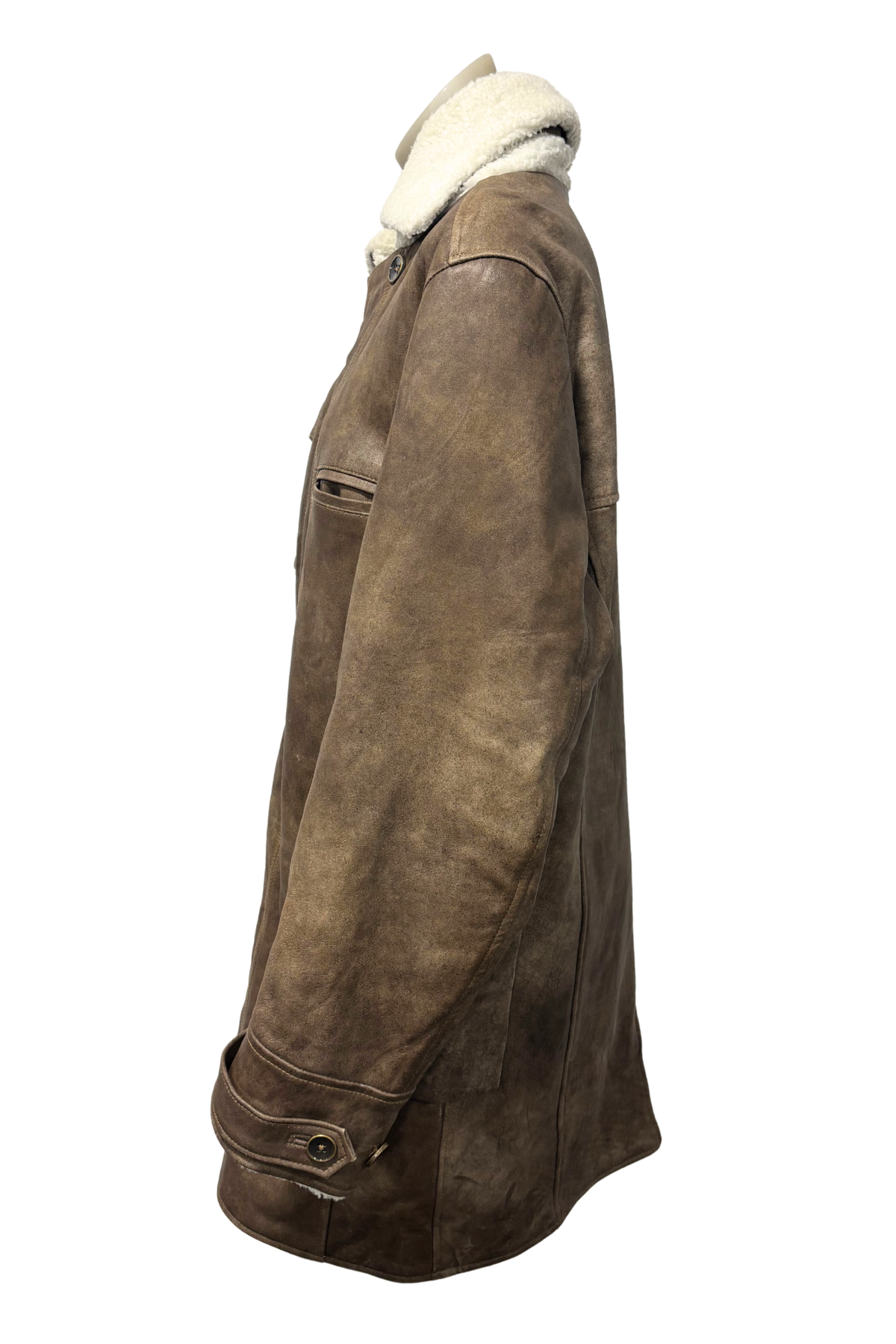 Heavy weight fleece lined jacket, L
