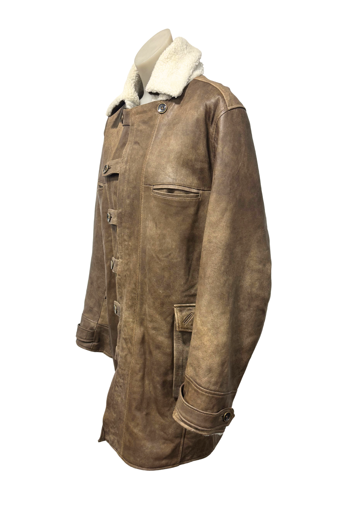 Heavy weight fleece lined jacket, L