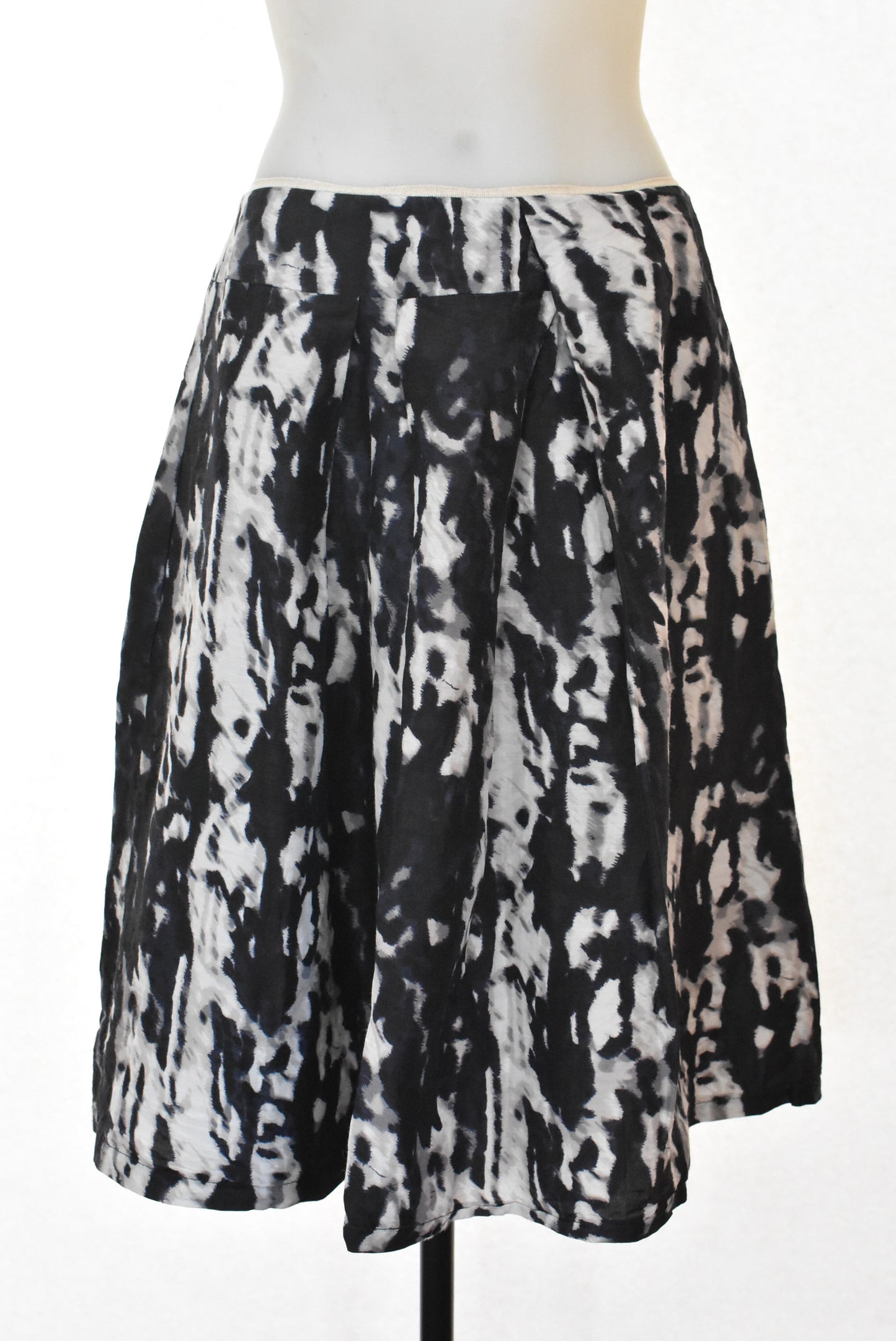 Veronika Maine linen & silk blend skirt, 10