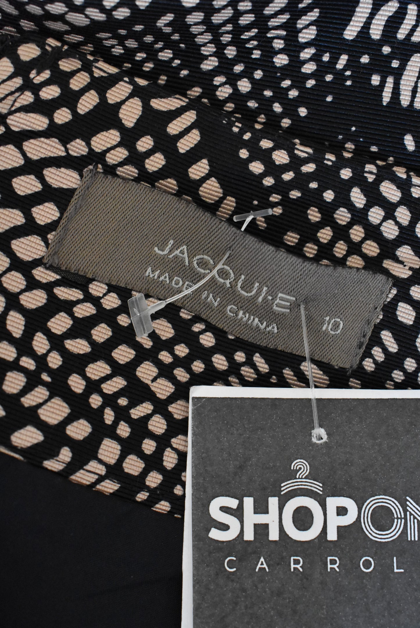 Jacqui E lined mini skirt with pockets, 10