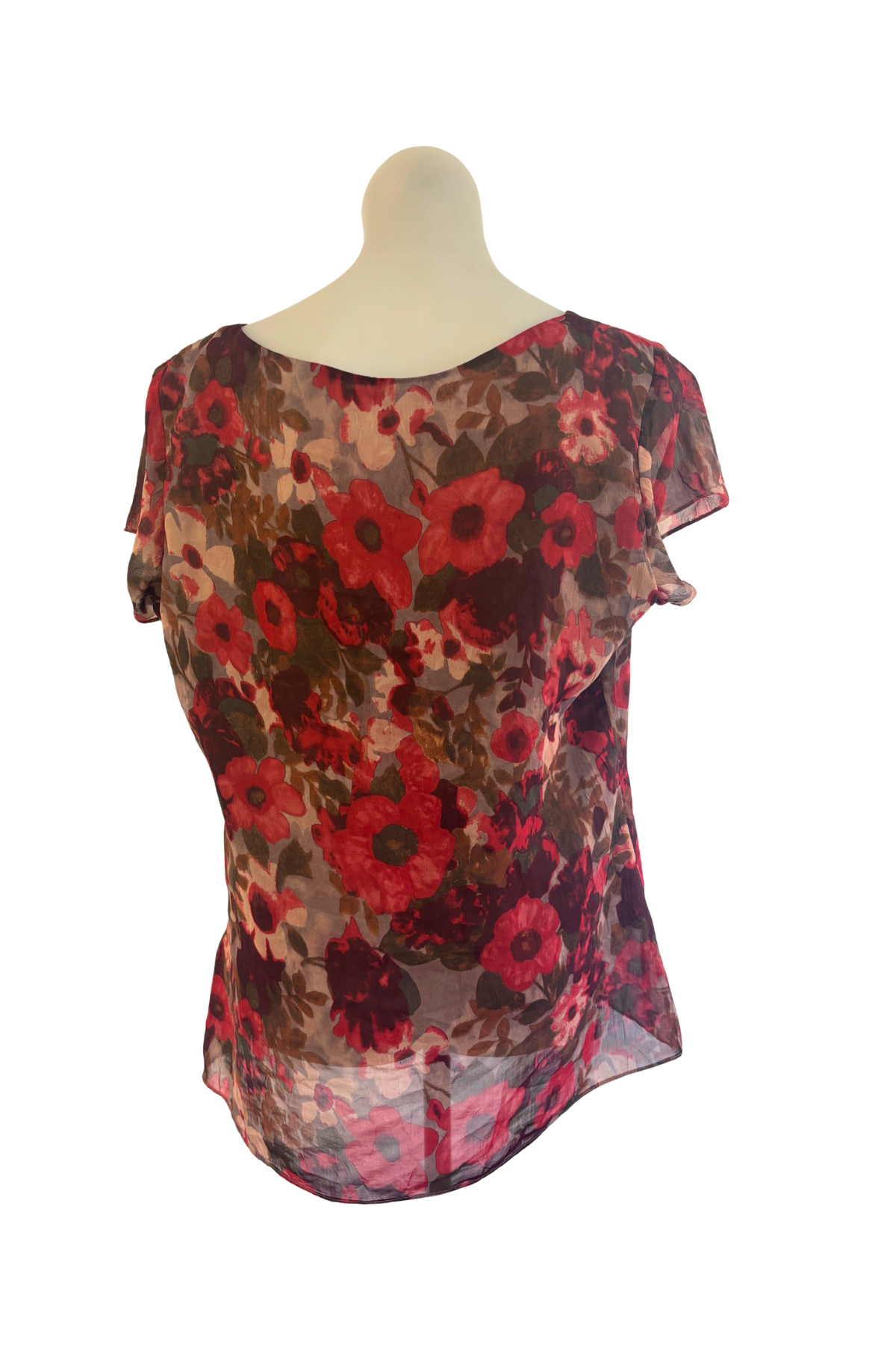 Wild South NZ made ink blot blouse, 14
