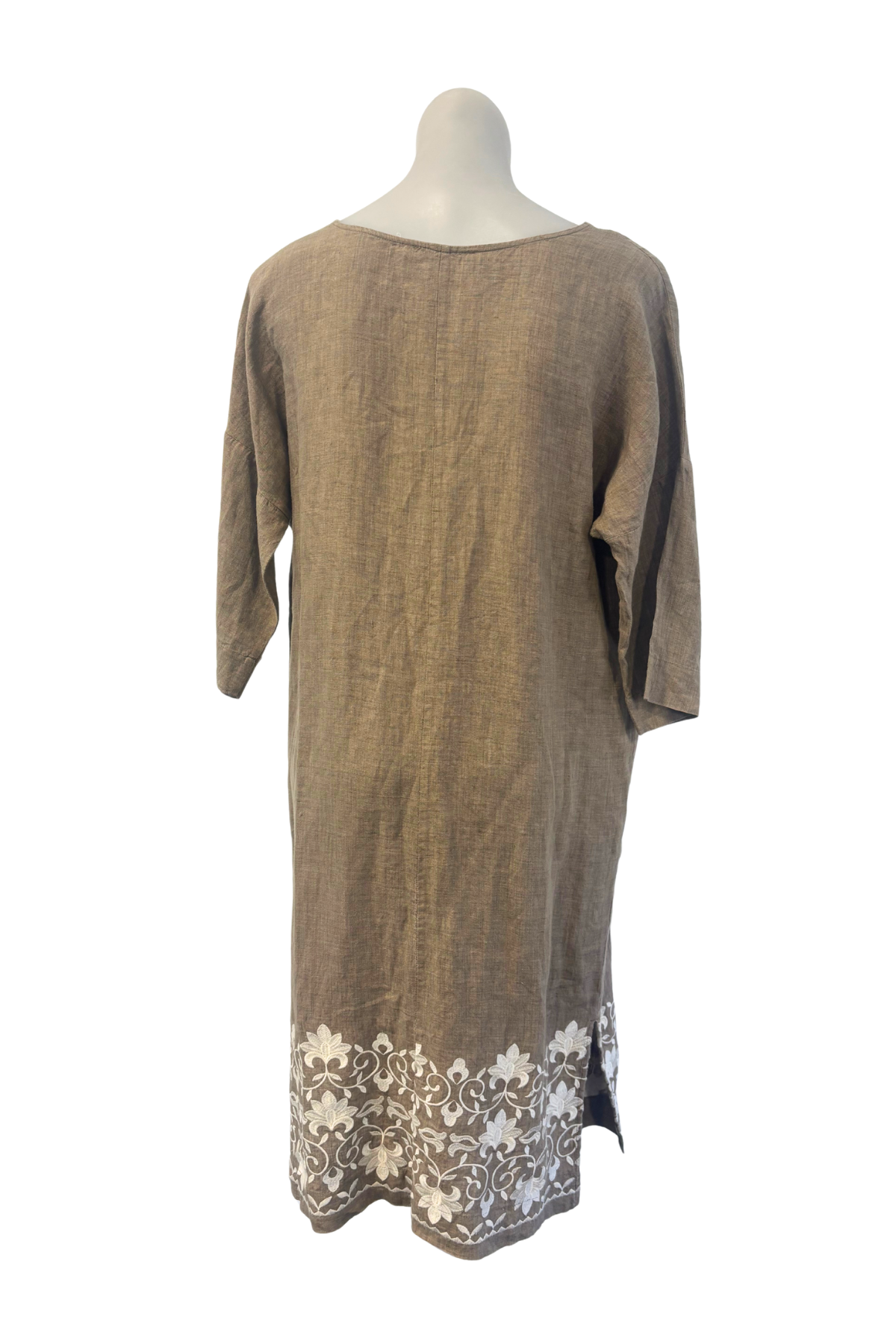 Sills brown linen dress, 12