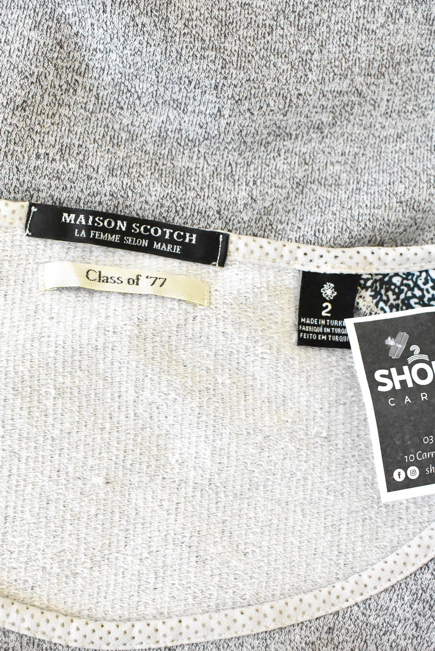 Maison Scotch sweater tee, size 2