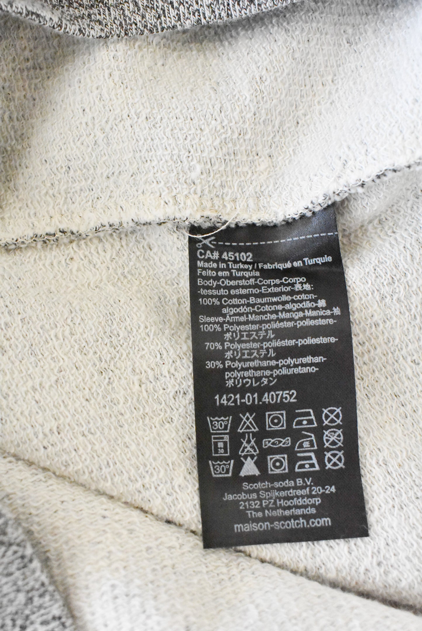 Maison Scotch sweater tee, size 2