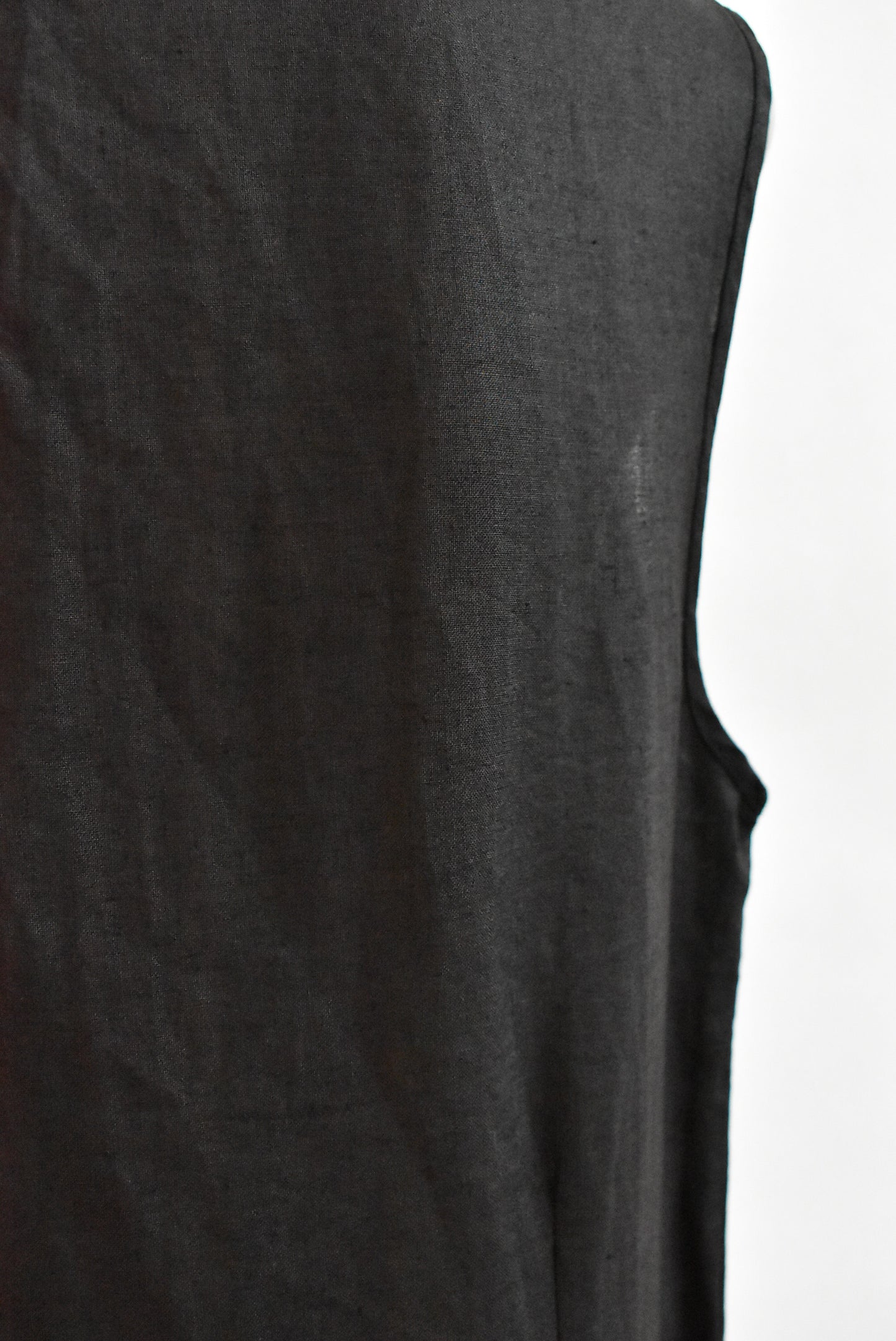 Stop Over Lifestyle black 100% linen dress, size M
