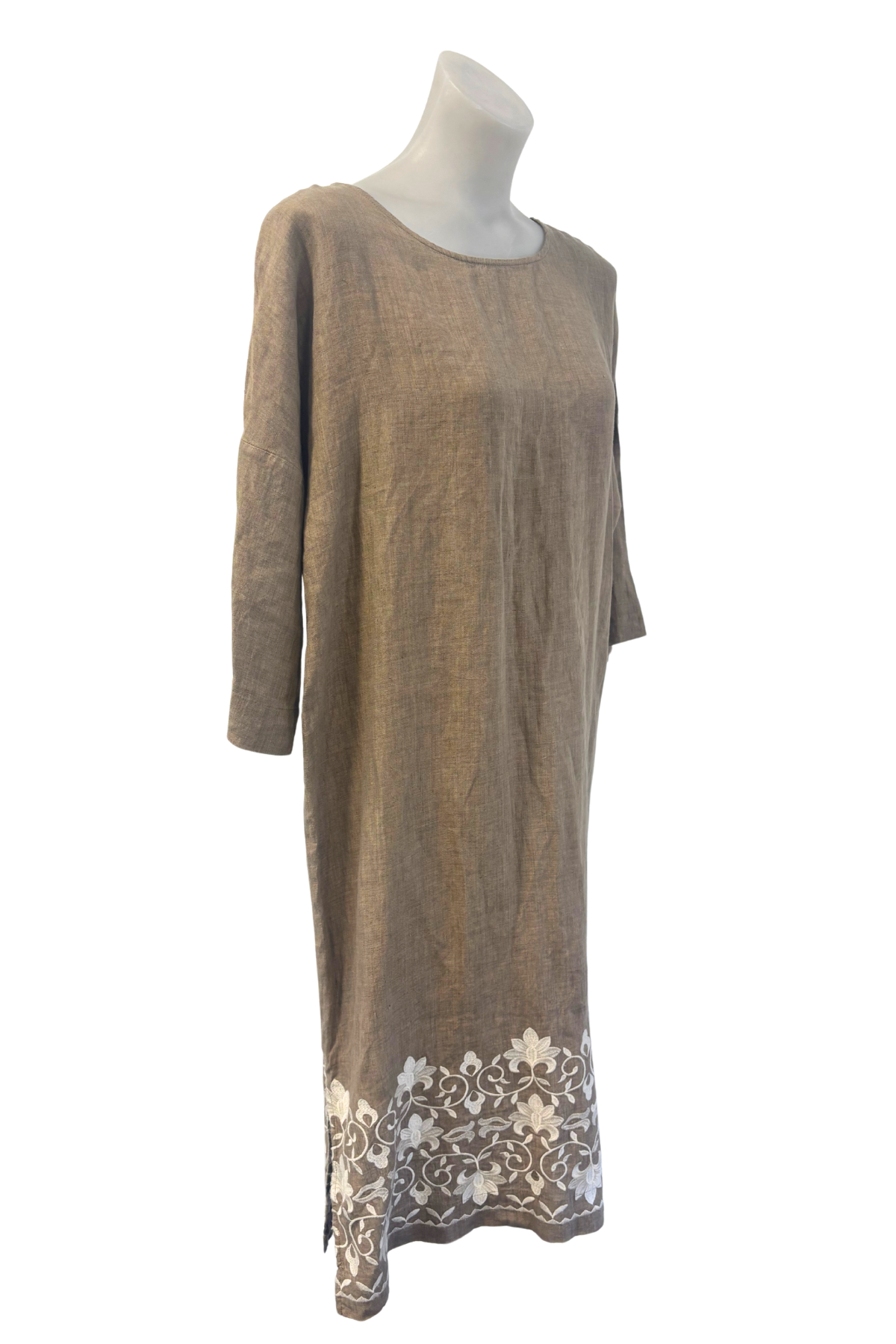 Sills brown linen dress, 12