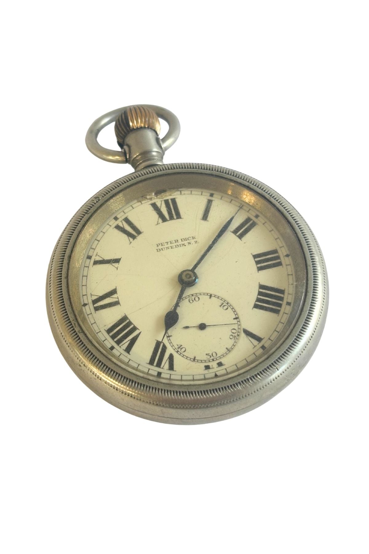 Peter Dick Dunedin NZ Swiss movement pocket watch