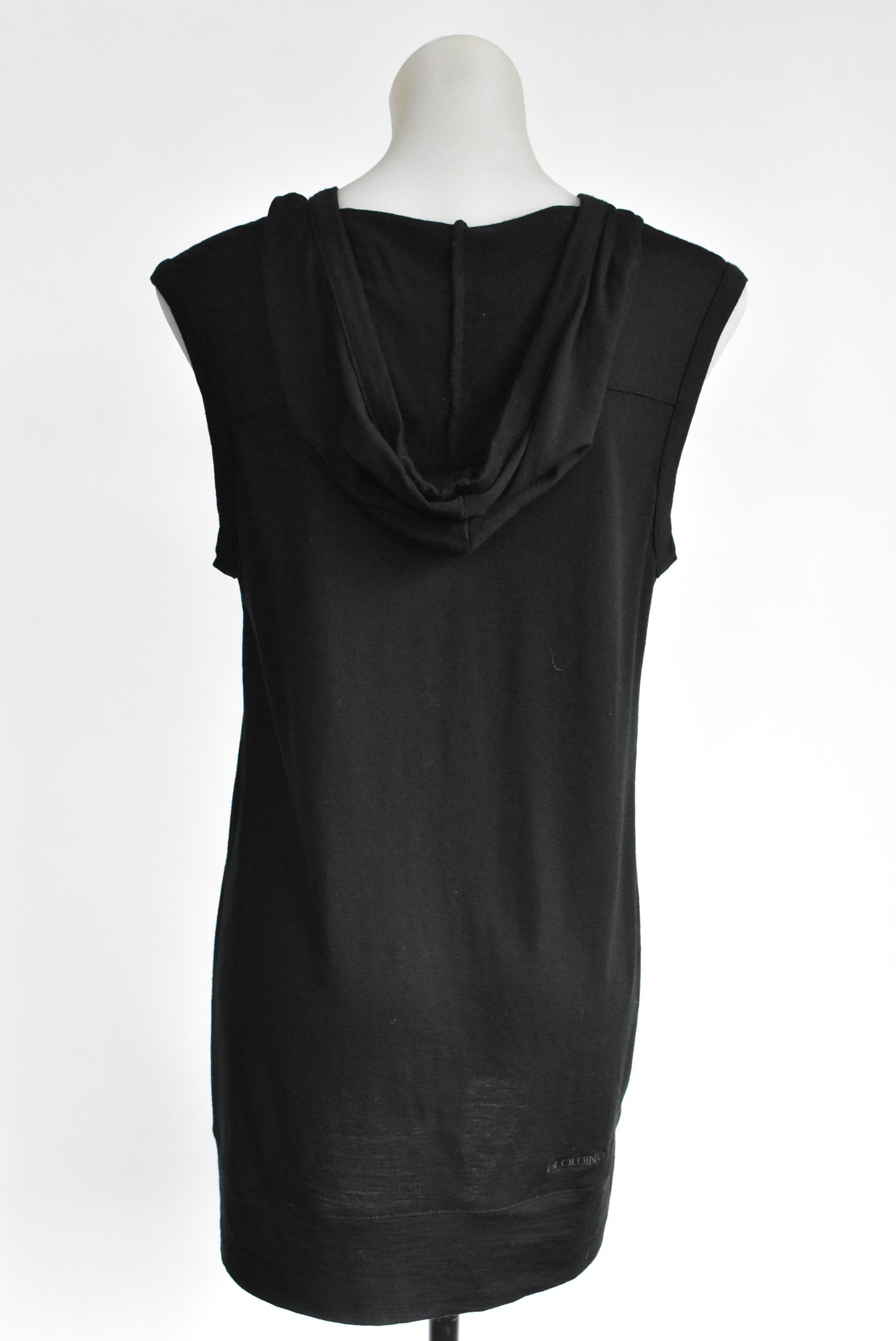 Glowing Sky hooded sleeveless merino top, 16