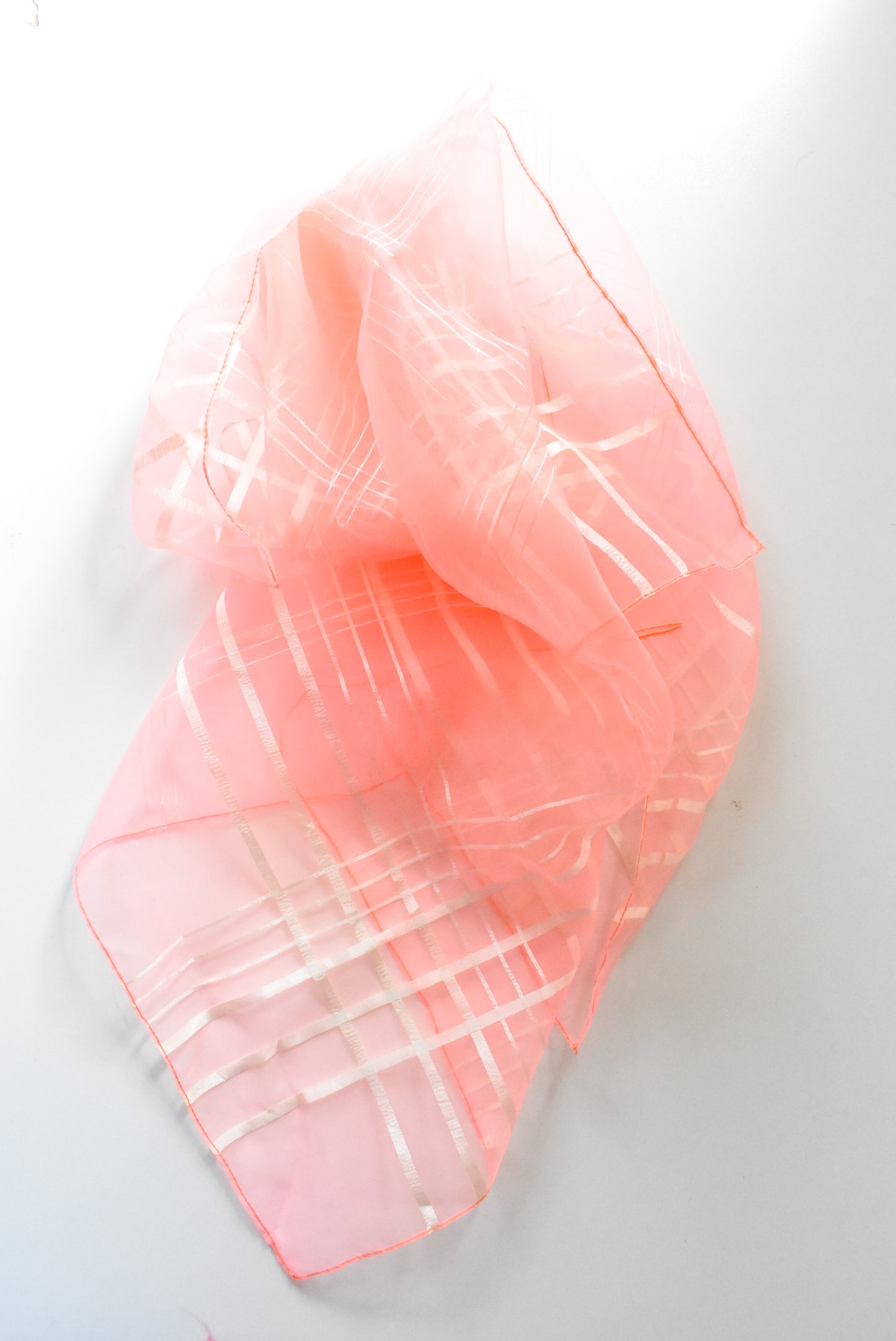 Vintage light pink scarf