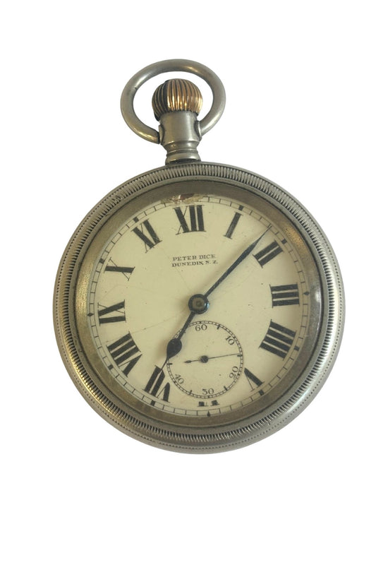 Peter Dick Dunedin NZ Swiss movement pocket watch
