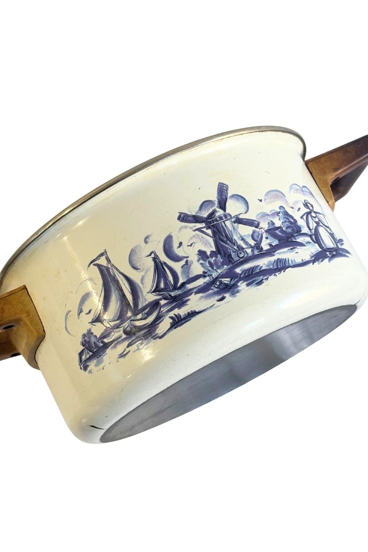 PRINZ vintage German enamel lidding pot