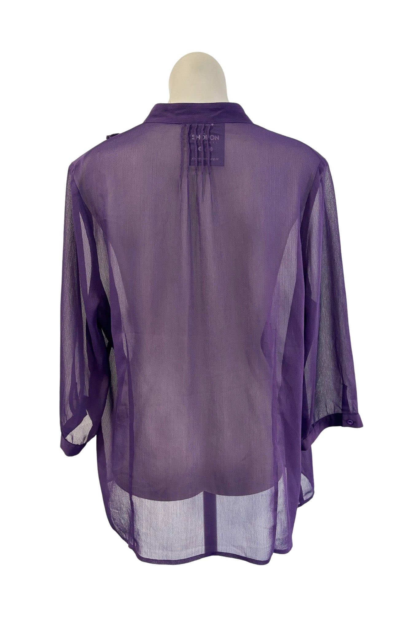 Lightweight purple blouse, M/L