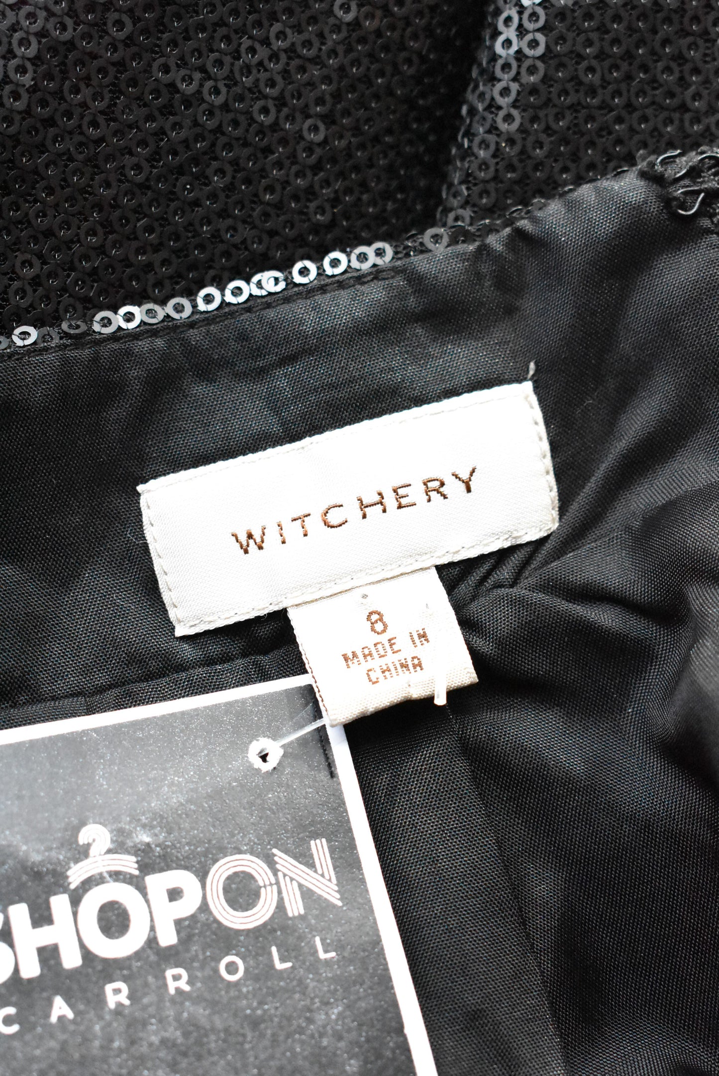 Witchery sequined skirt, 8