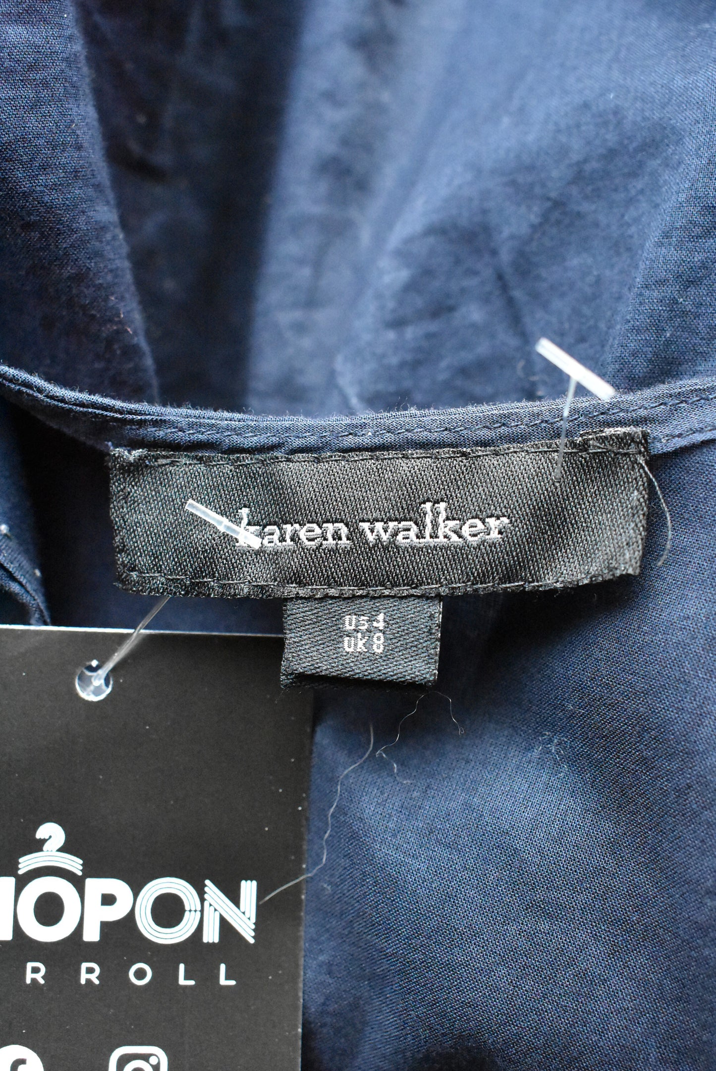Karen Walker sleeveless dress/top, 8