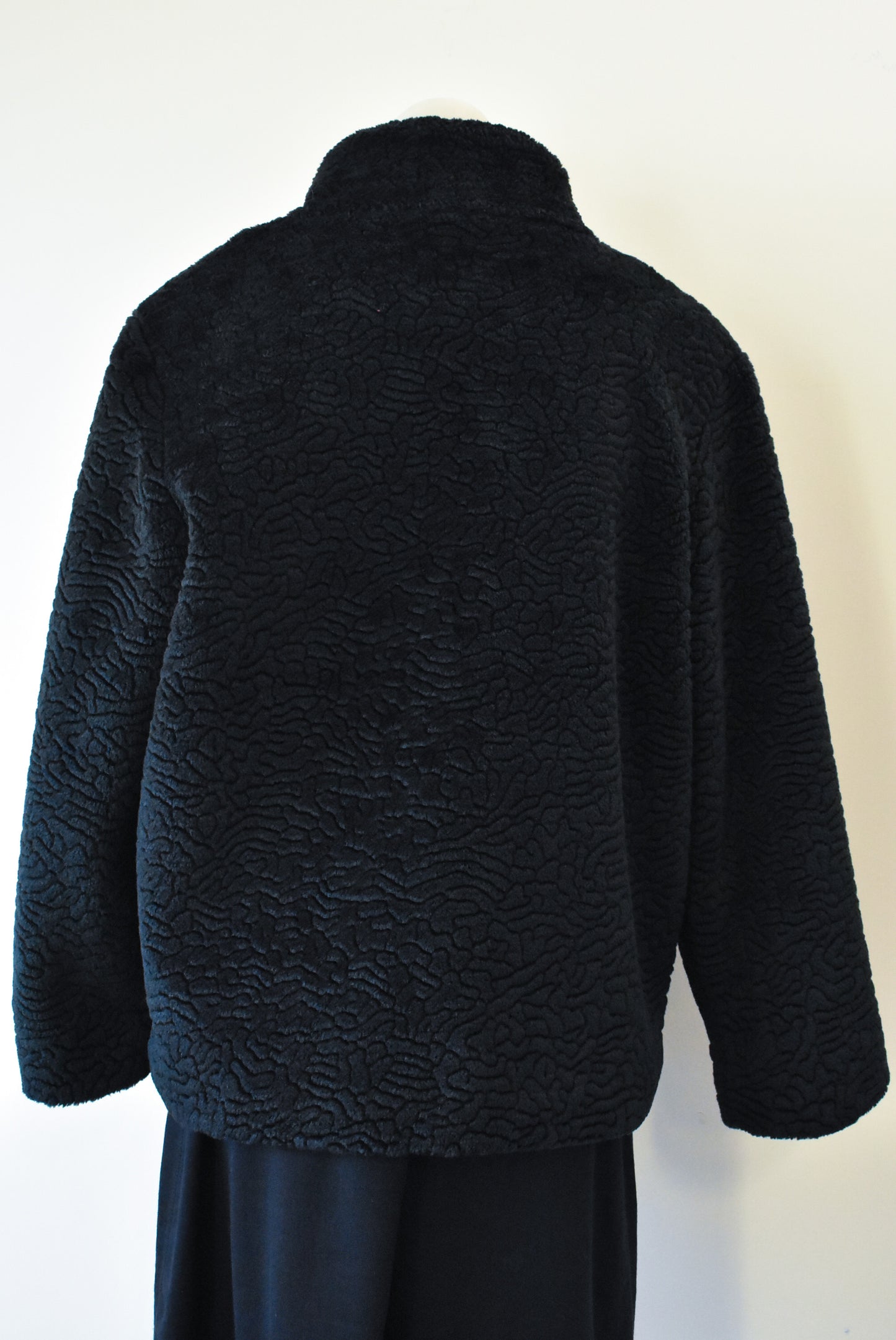 Gitane Black fluffy coat, M