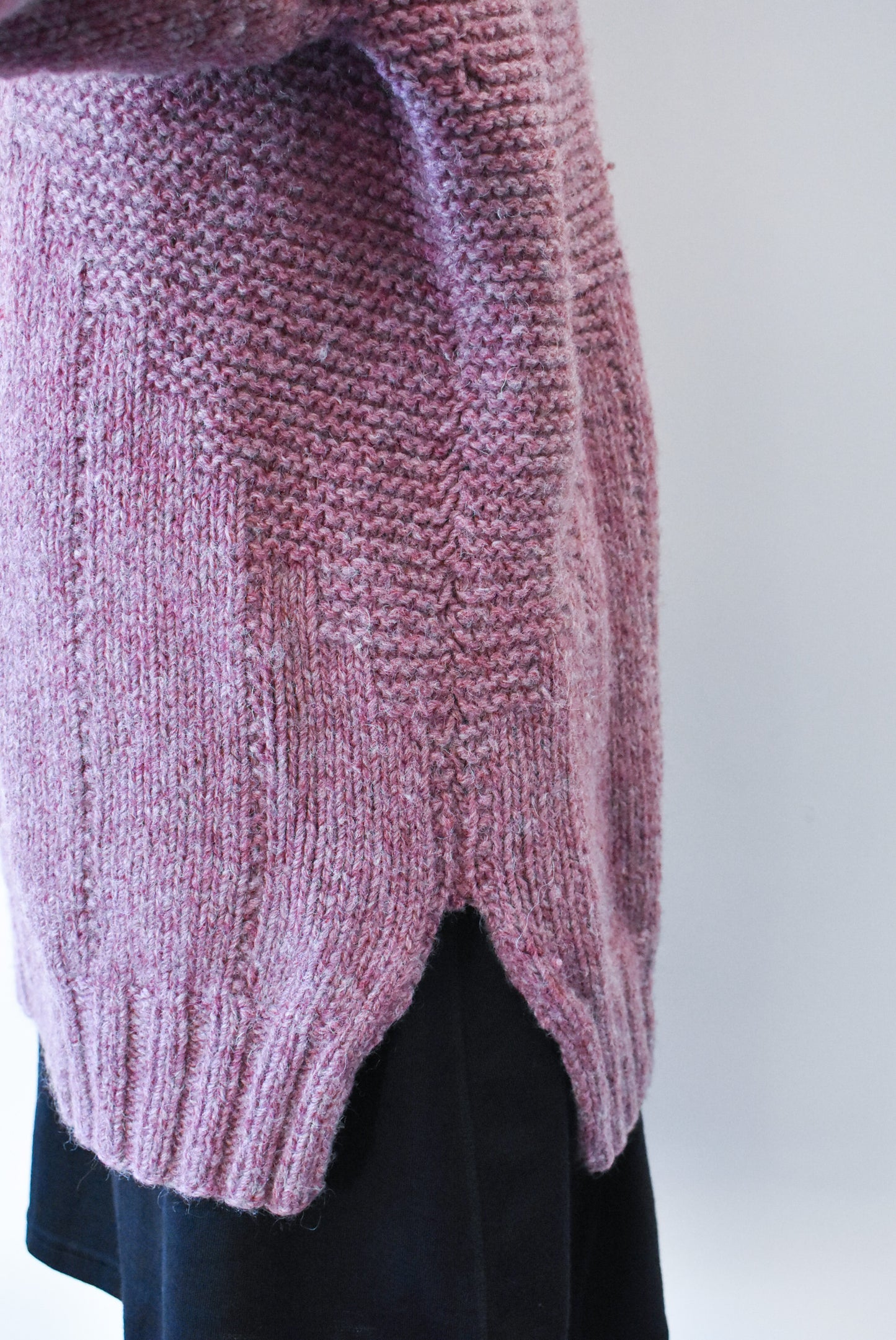 Handknit wool jumper, S / M