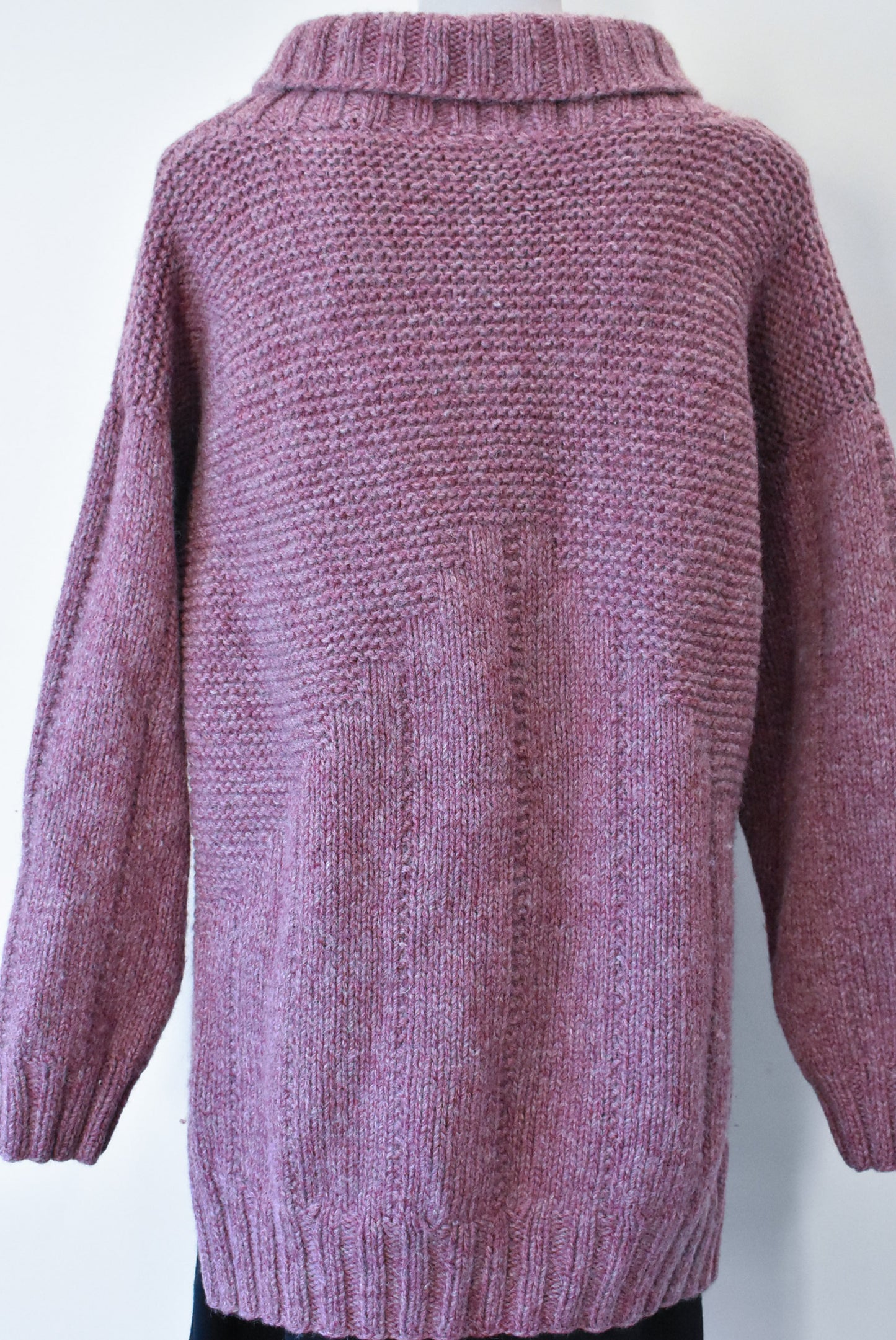 Handknit wool jumper, S / M