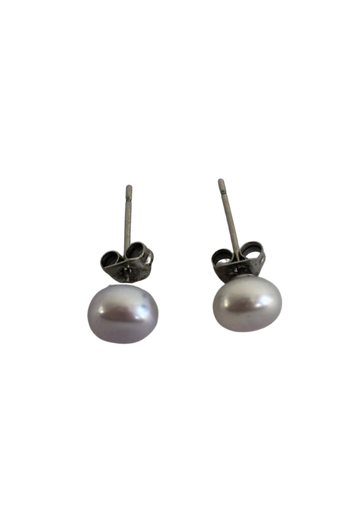 Classic pearl 925 stud earrings