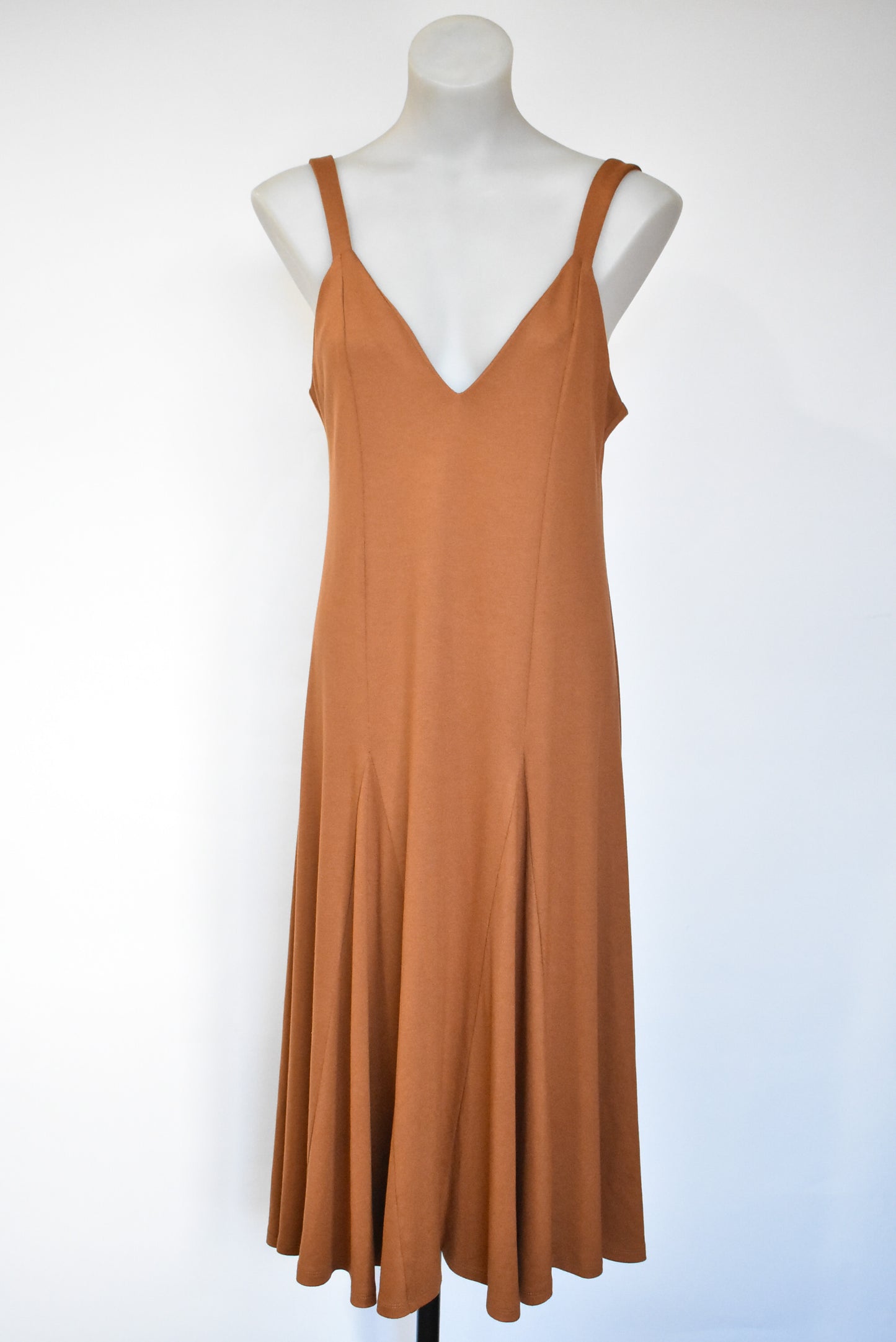 Harman Grubisa marigold dress, modal and silk blend, 10
