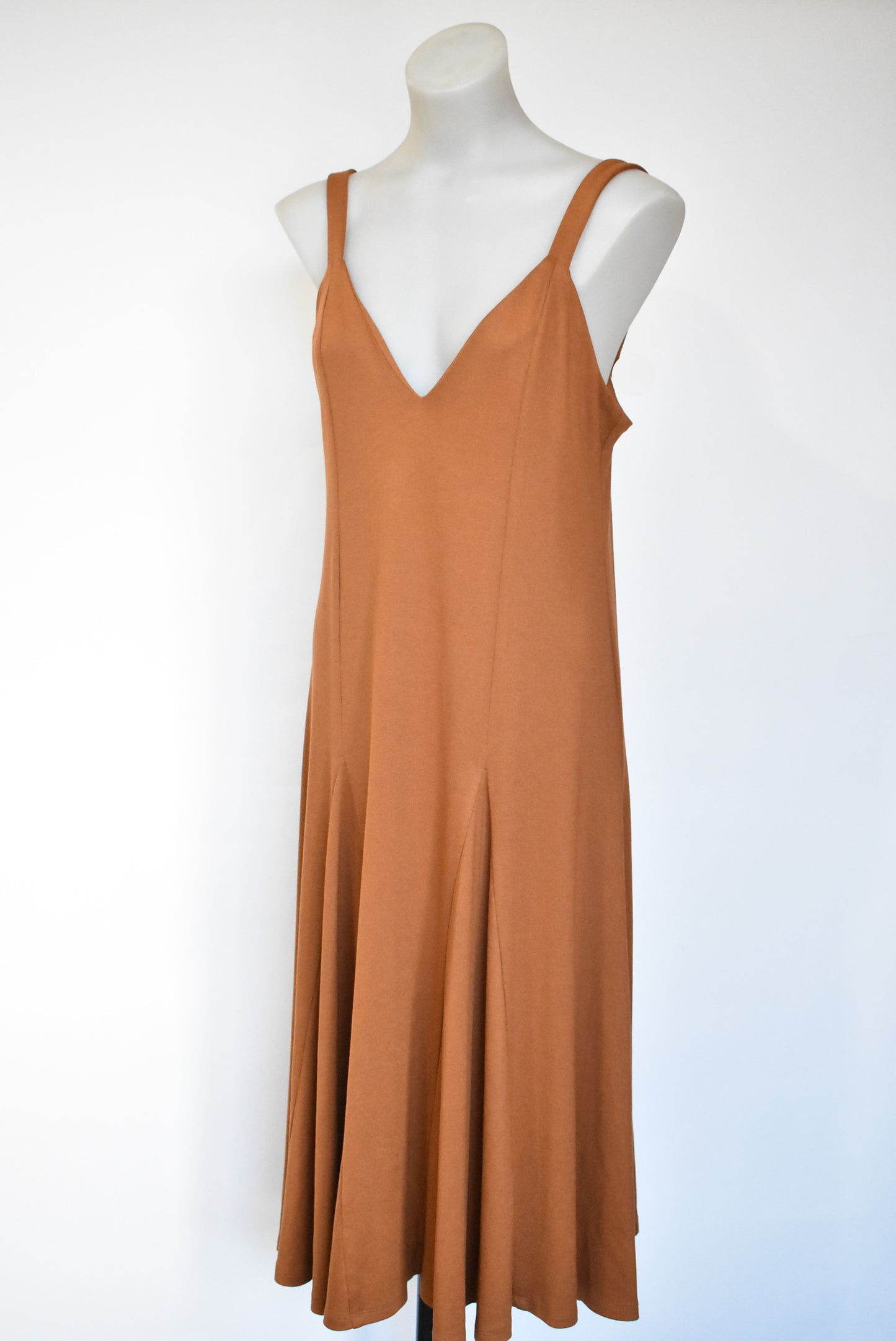 Harman Grubisa marigold dress, modal and silk blend, 10