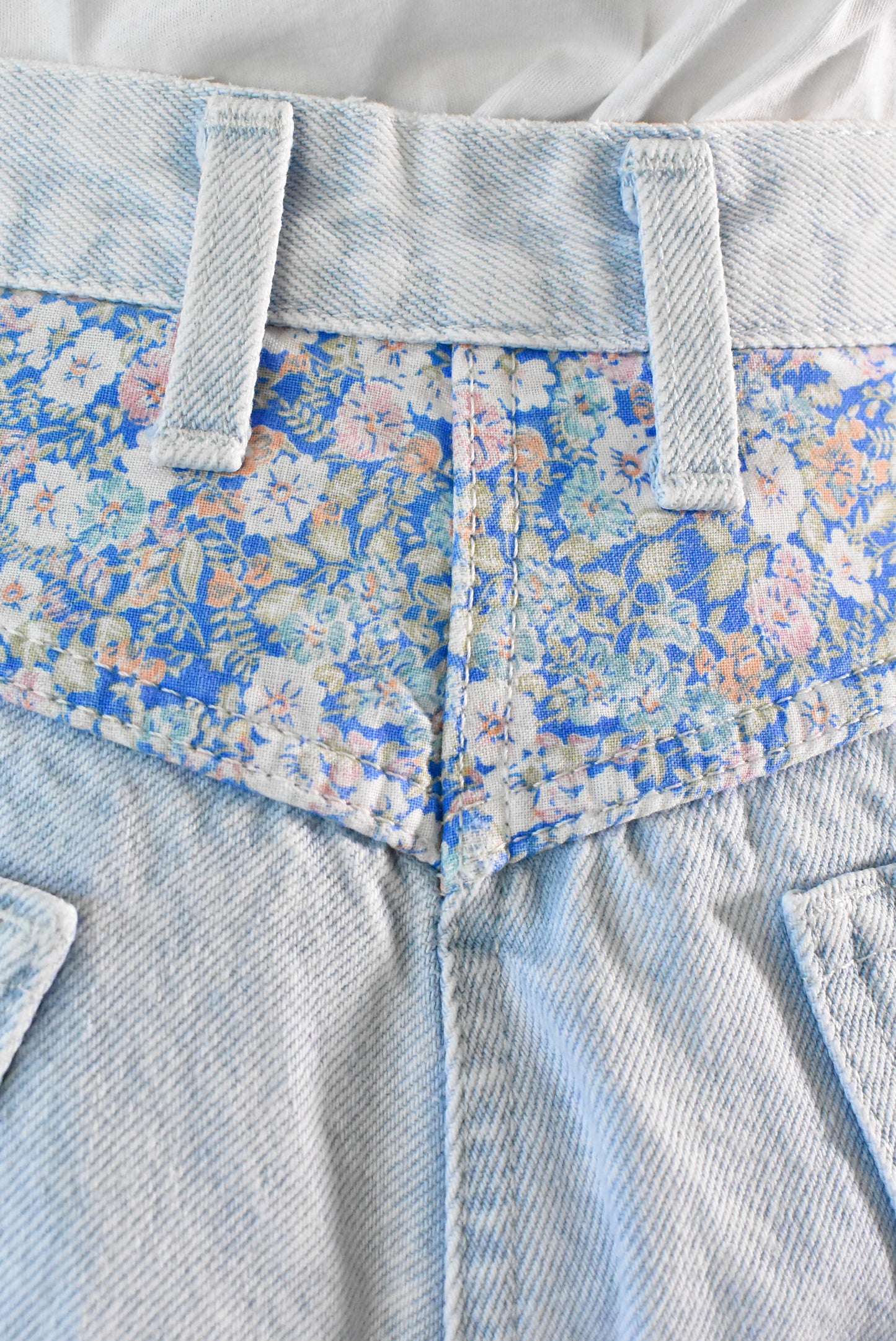 Dee's high waisted retro floral panel mom jeans, 14