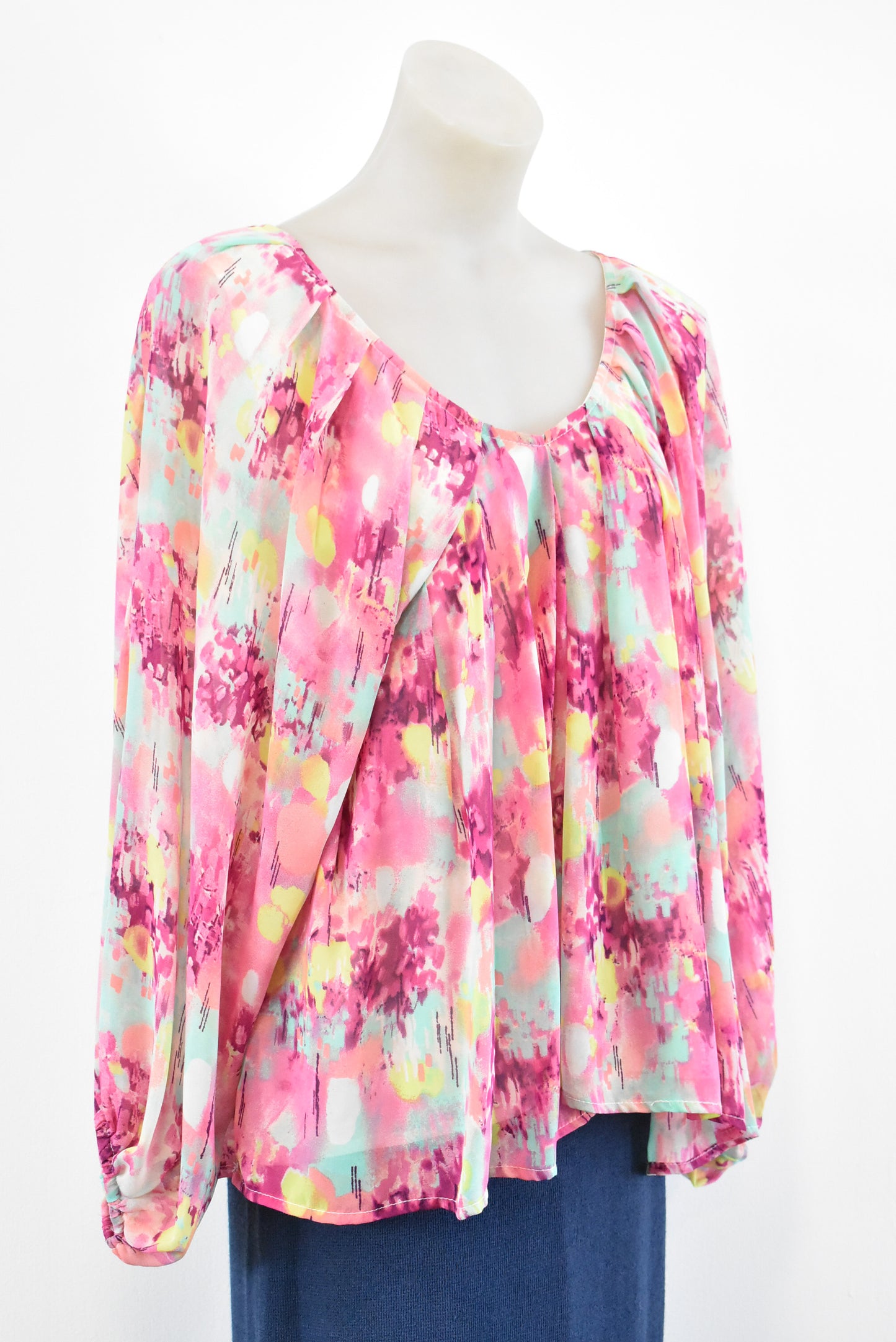 Augustine bright long sleeve top, S
