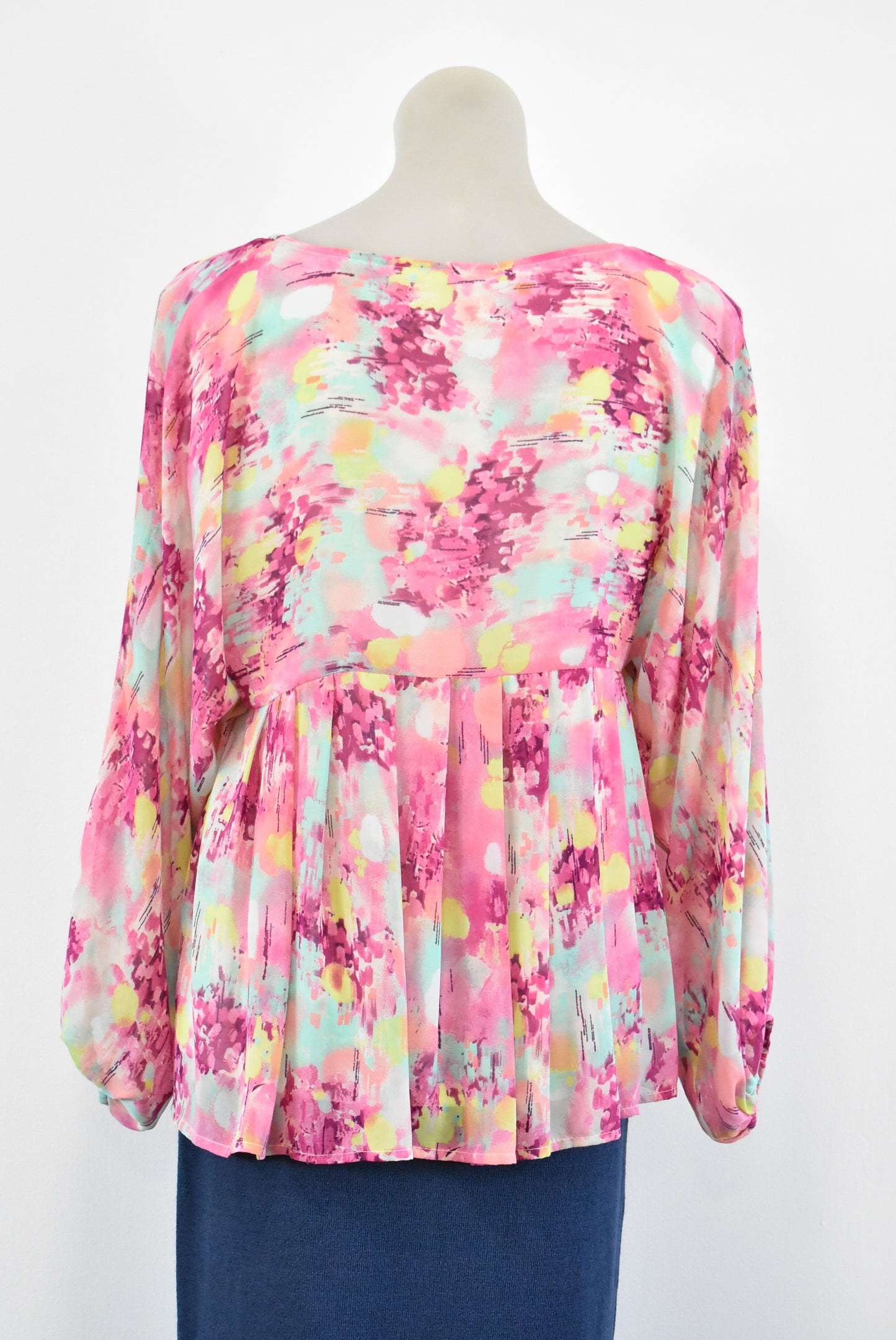 Augustine bright long sleeve top, S